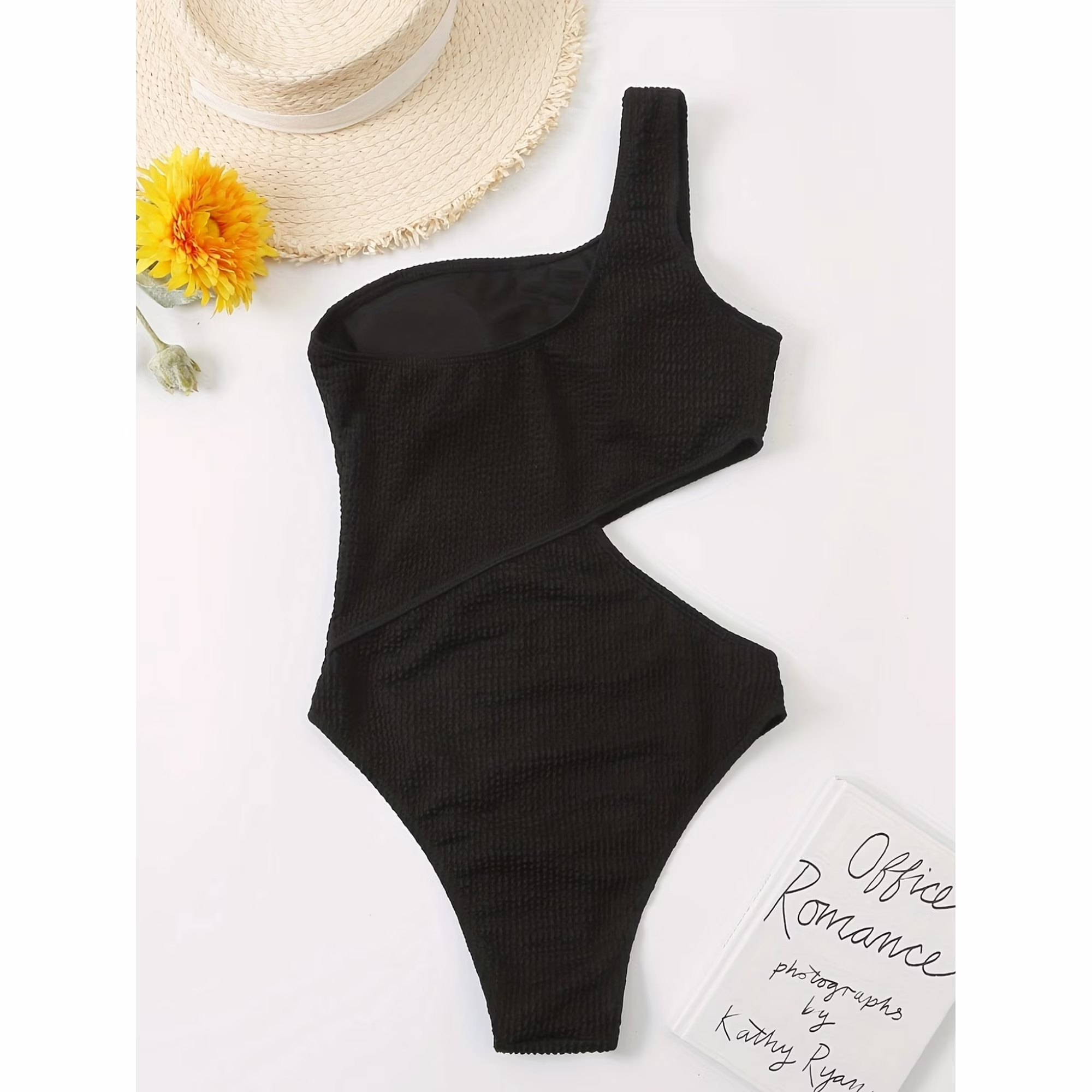 Women's High Waisted Sexy Hollow Cut Out Design One Piece Swimsuits