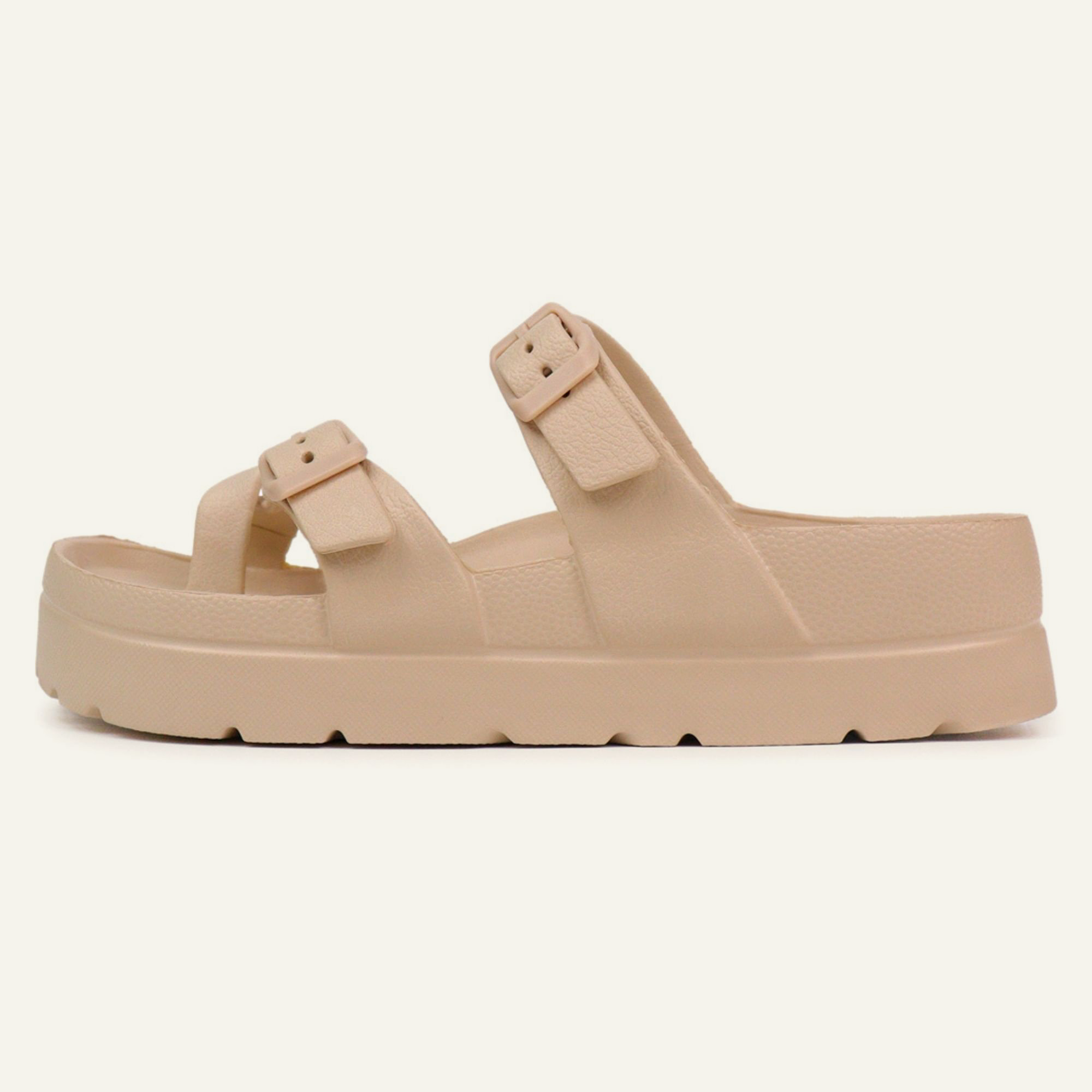 BERANMEY Women’s Arch‑Support Platform Flip Flops