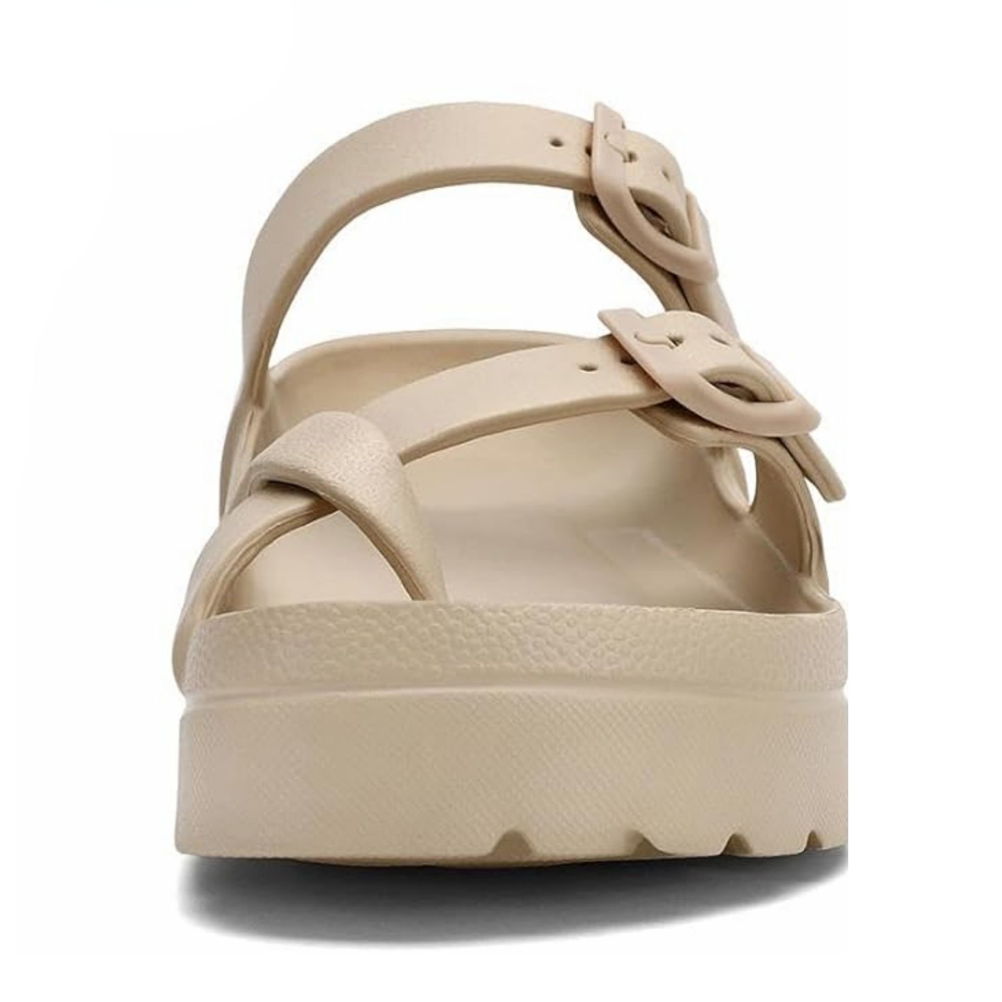 BERANMEY Women’s Arch‑Support Platform Flip Flops