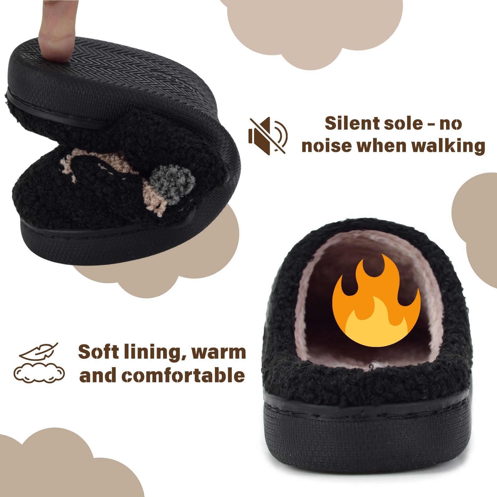 Cute Animal Puppy Butterfly Dogs Slippers