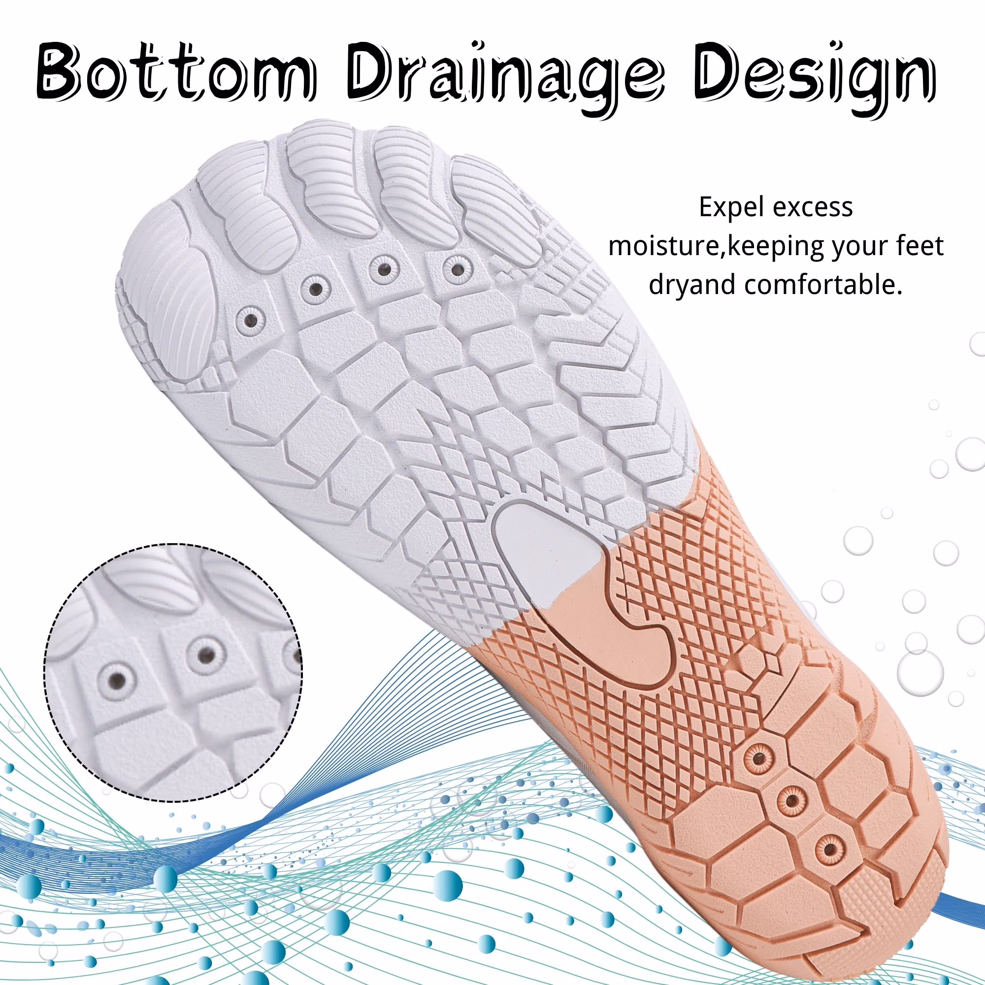 Women's Lightweight Sport Barefoot Shoes for Swim Beach