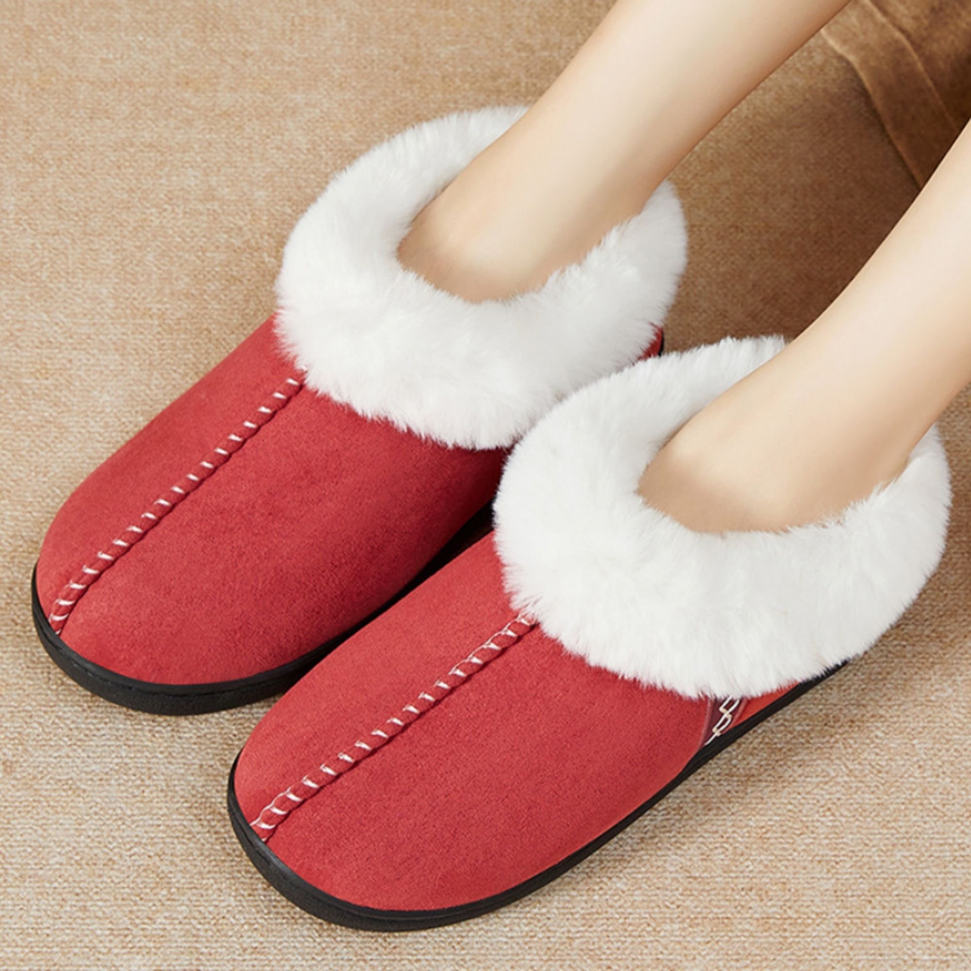  Women's Winter Slippers with Memory Foam