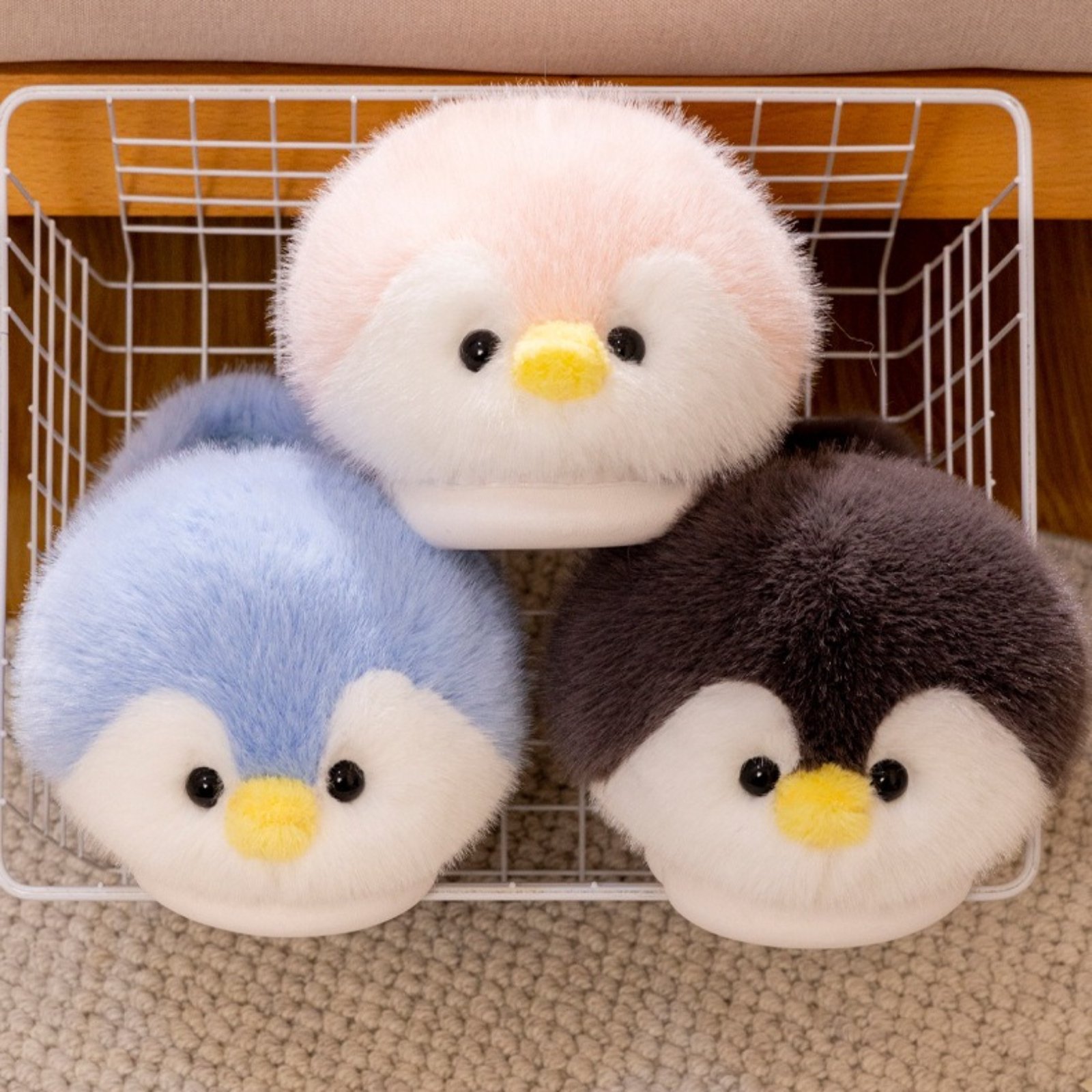 Cute Penguin Slippers Cartoon Animal House Slippers for Women Men