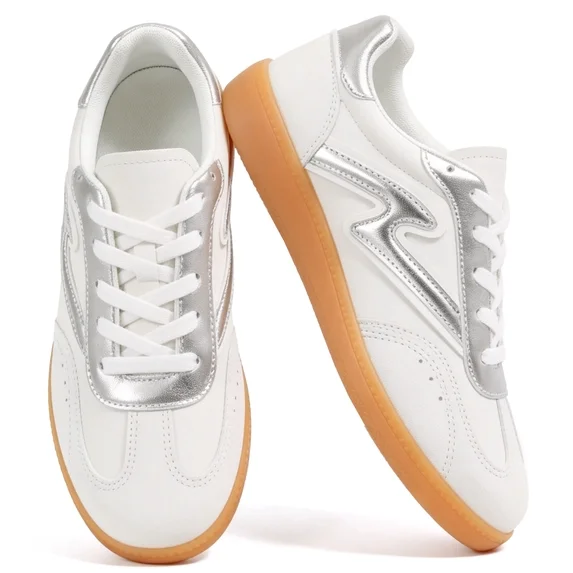 Casual Womens Sneakers Lightweight Non‑Slip Retro Fashion Sneakers for Womens 