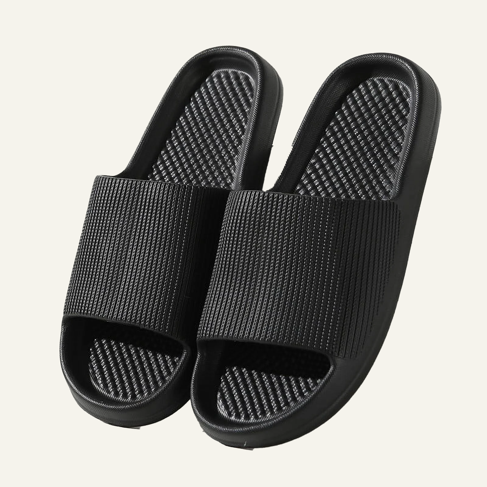 ,Couple Slippers Cloud Slides Soft Thick Sole