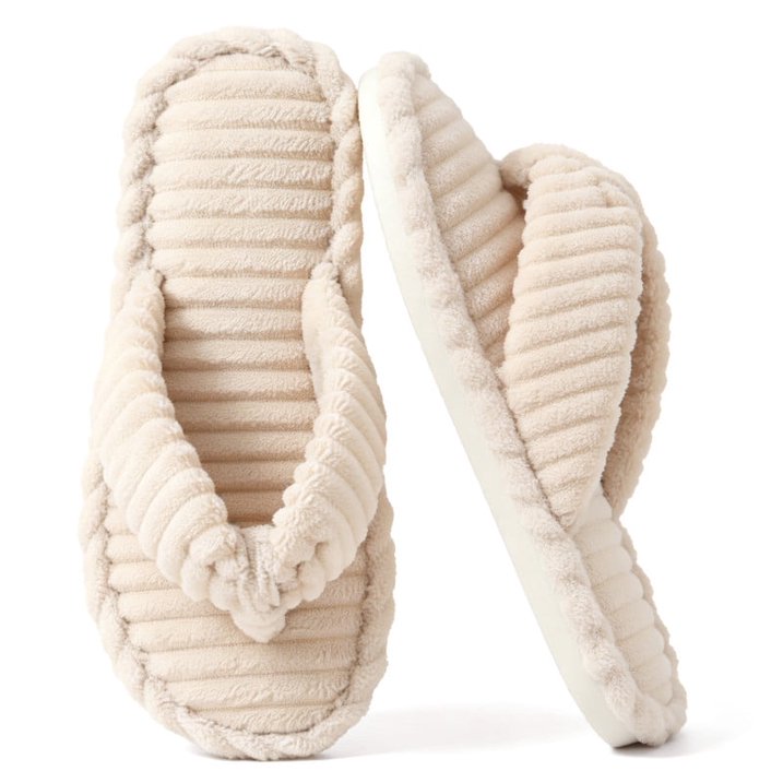 Cozy Open Toe Slippers for Women Men