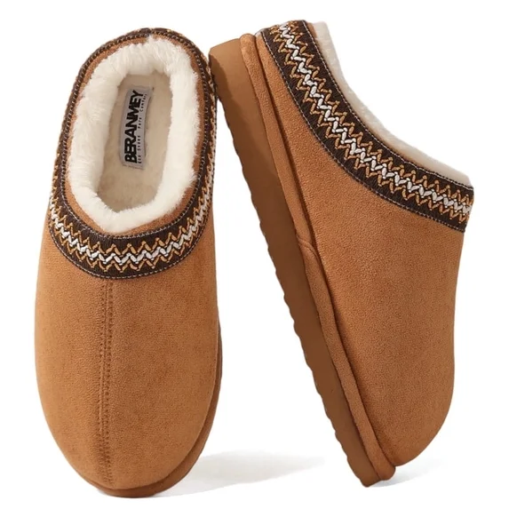Cozy Women Slippers Platform Fuzzy Slippers for Womens and Mens Short Ankle Slippers 
