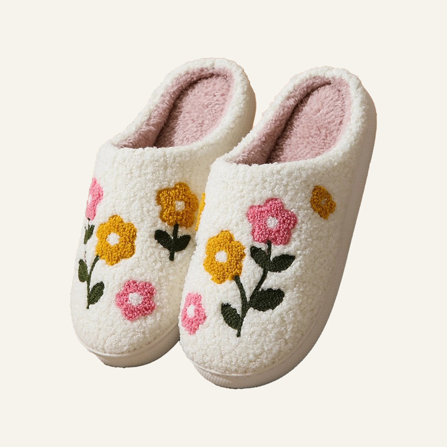 Cute Cartoon Flower Slippers for Women