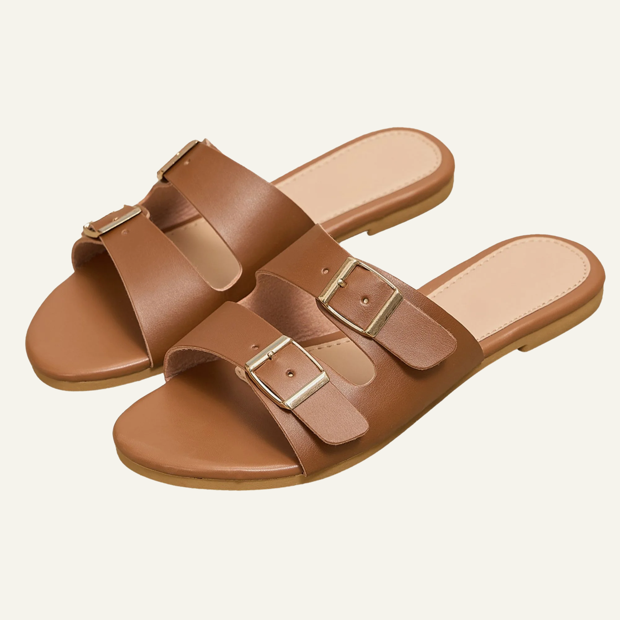  Double Buckle Adjustable Straps Sandals