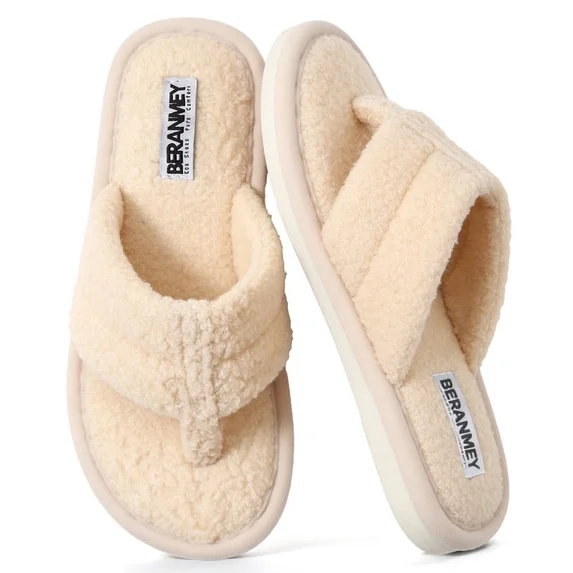 Flip Flop Slippers for Women Men Cozy Throng Open Toe Womens Slippers 