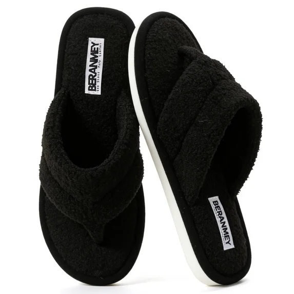 Flip Flop Slippers for Women Men Cozy Throng Open Toe Womens Slippers 