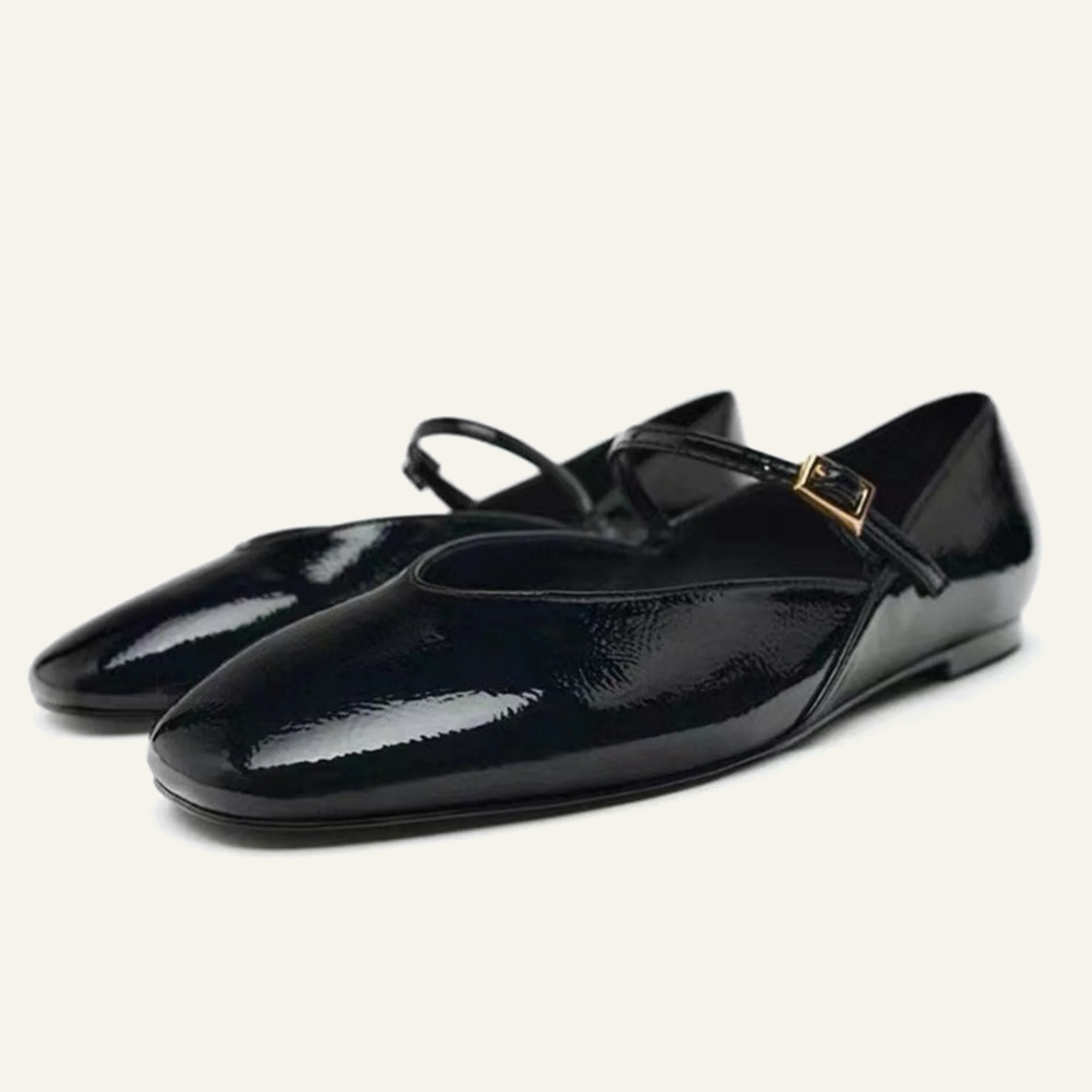  Mary Jane Ballet Slippers for Women Square Toe