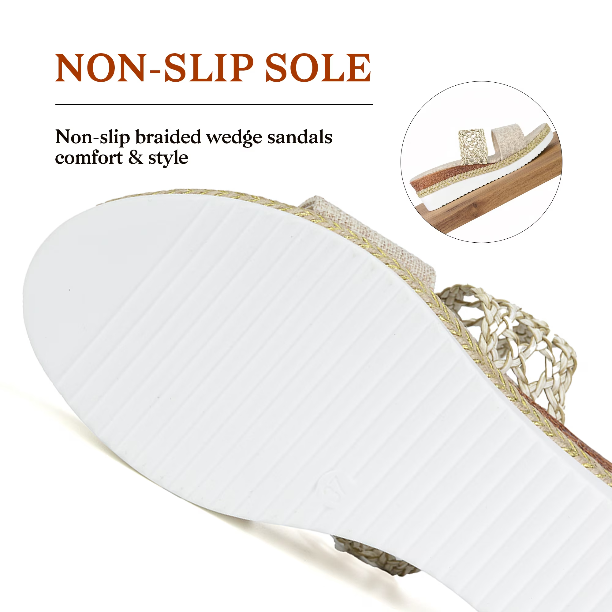Women's Wedge Heel Espadrille Sandals
