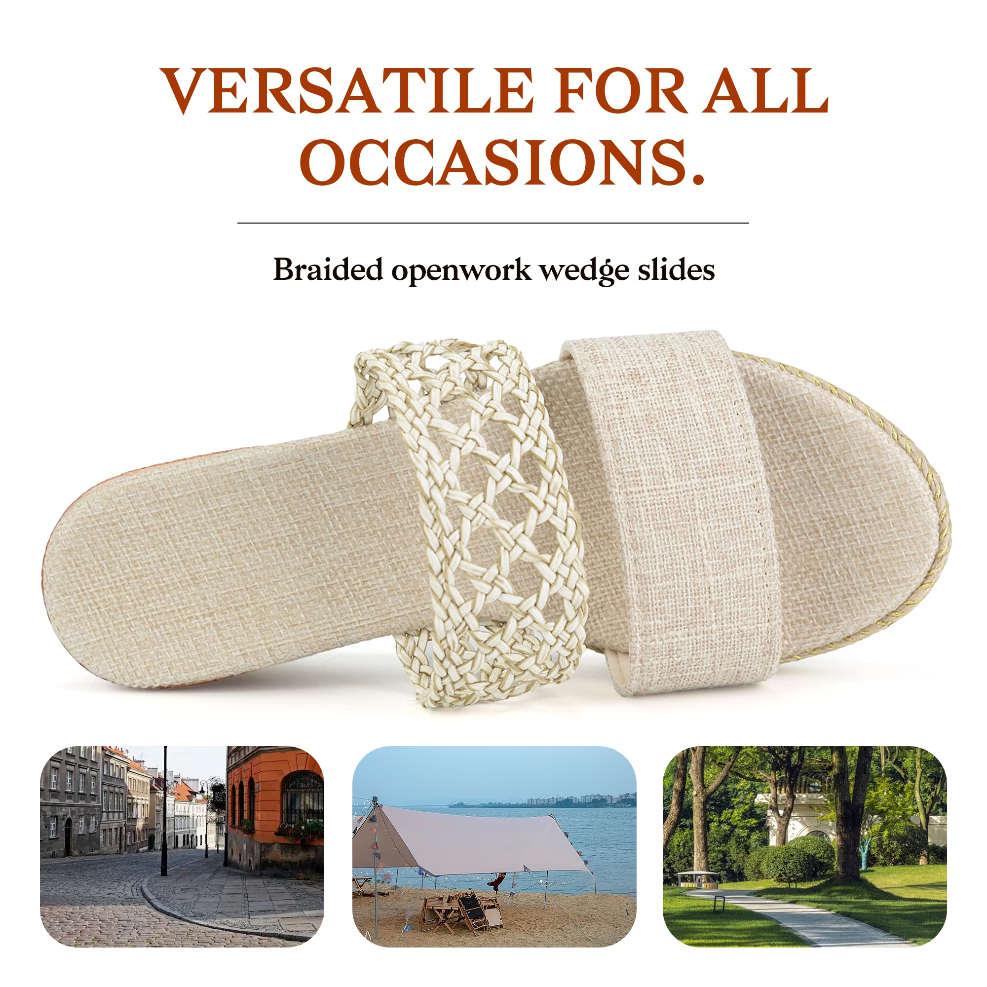 Women's Wedge Heel Espadrille Sandals