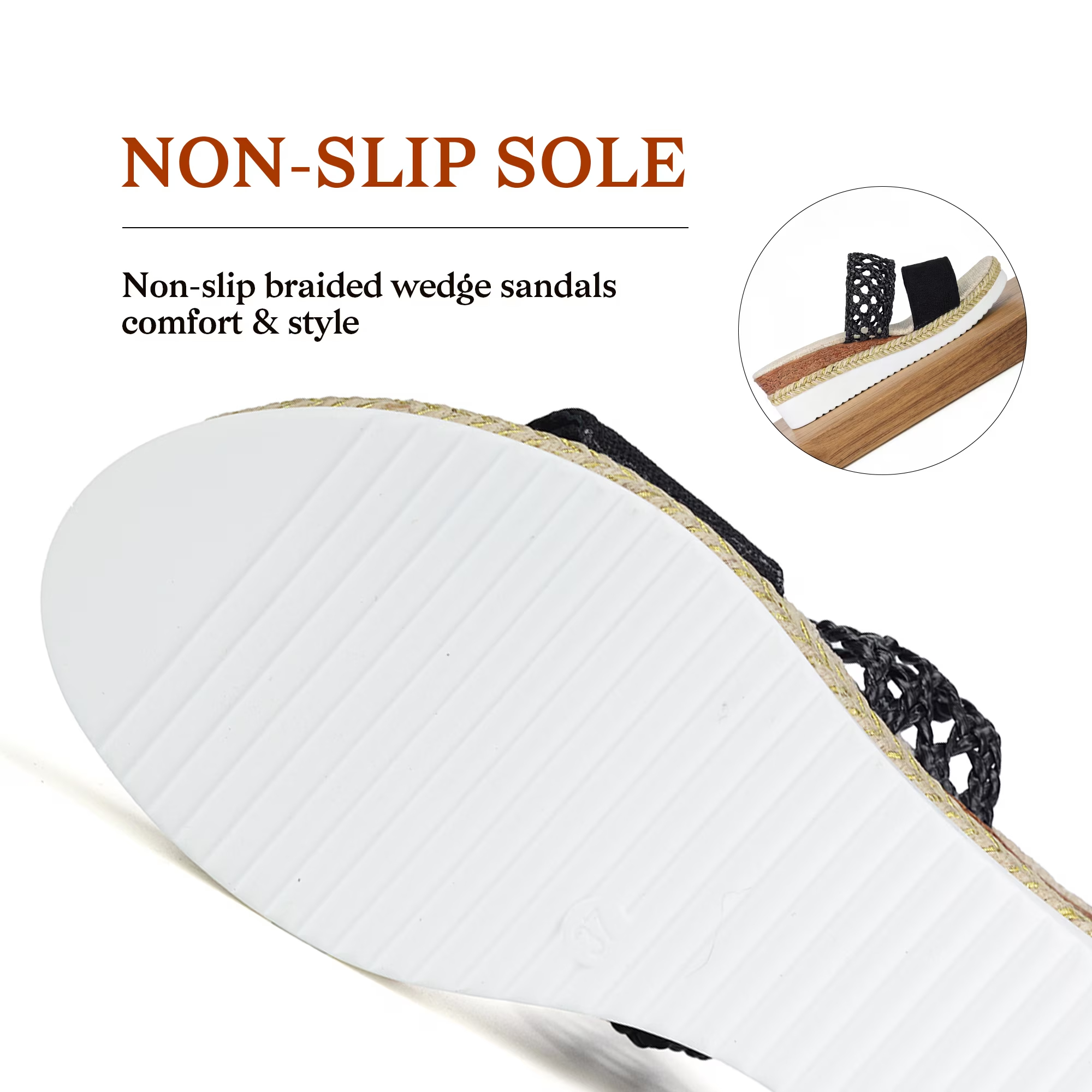 Women's Wedge Heel Espadrille Sandals