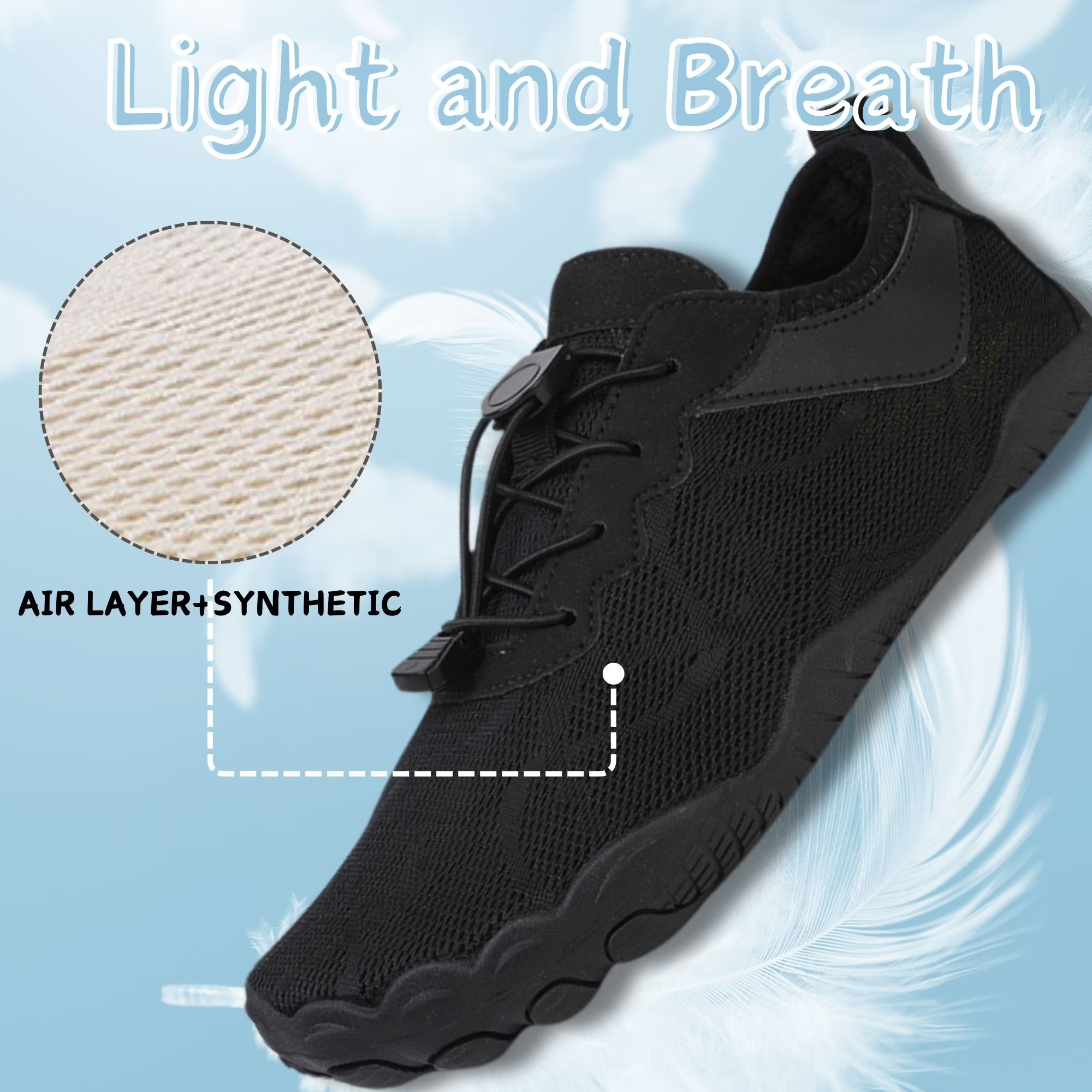  Women's Lightweight Sport Barefoot Shoes