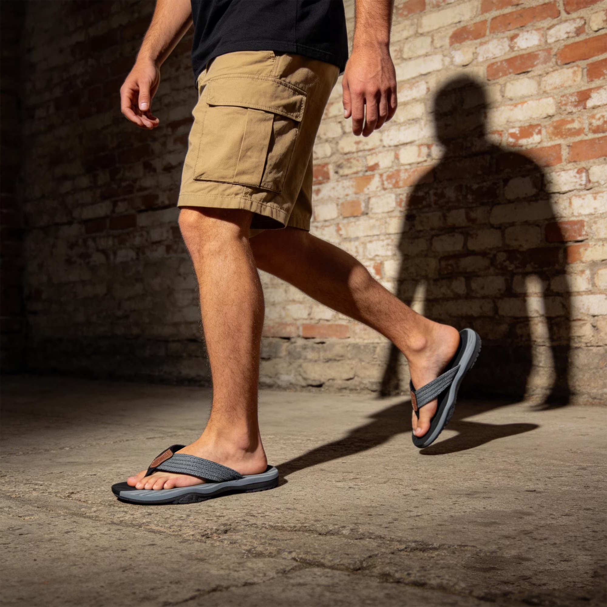 Men's Flip Flops with Arch Support