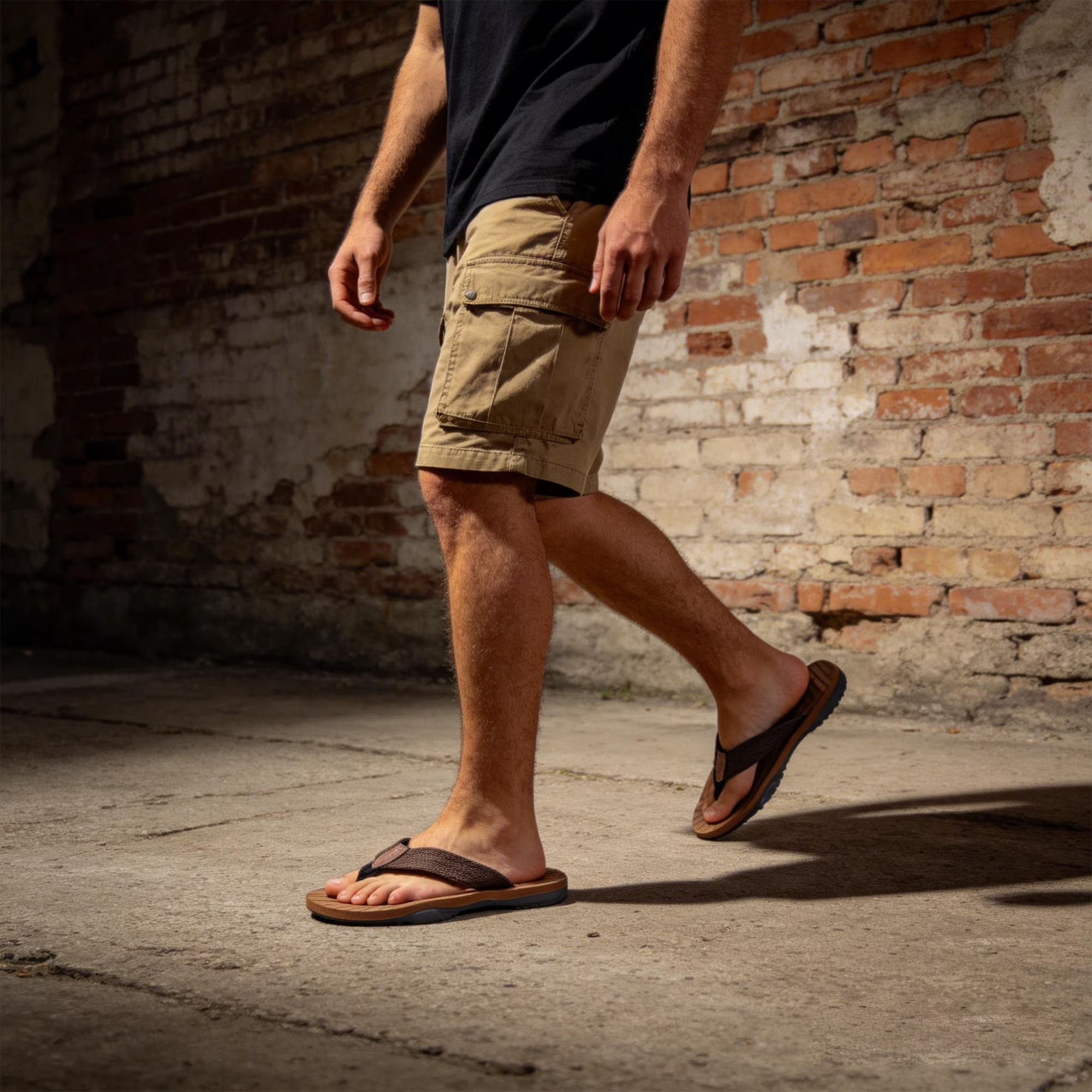 Men's Flip Flops with Arch Support
