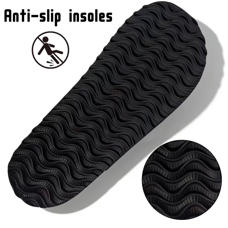 Cork Footbed Sandal Flat Slide 