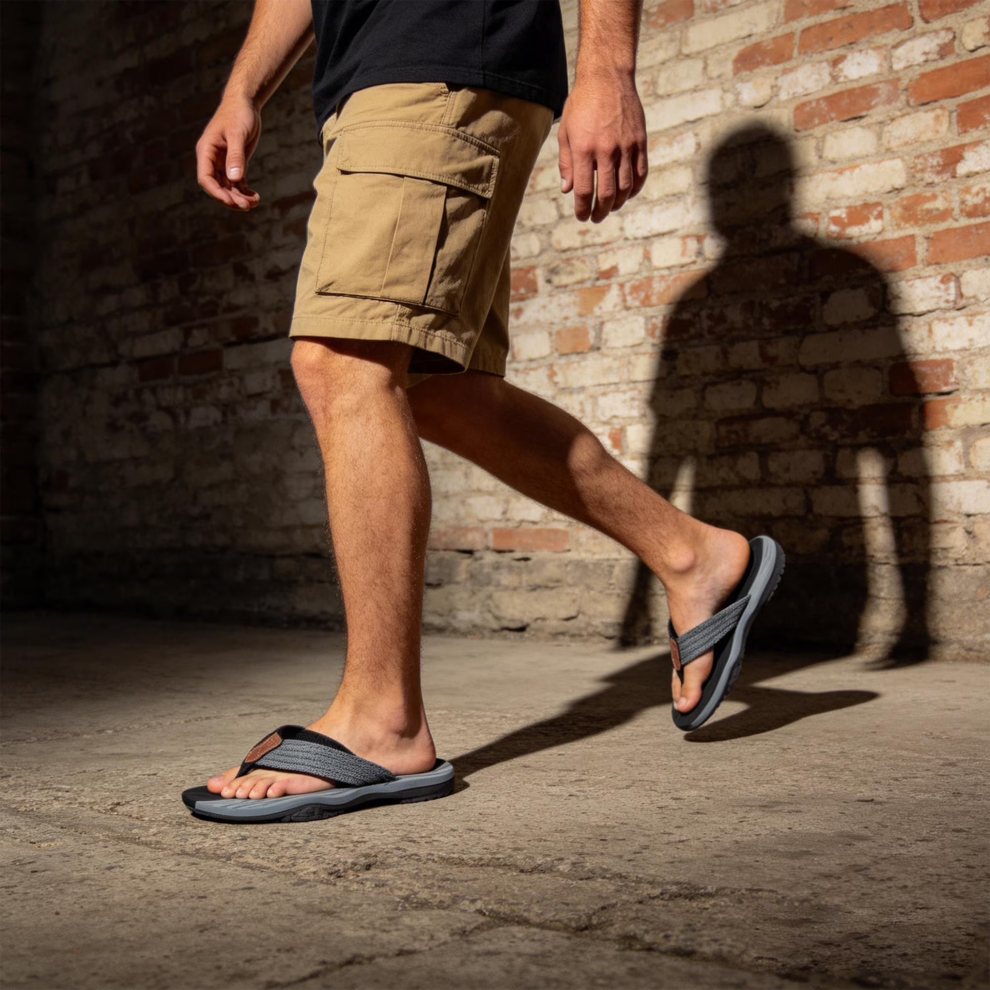 Men's Flip Flops with Arch Support