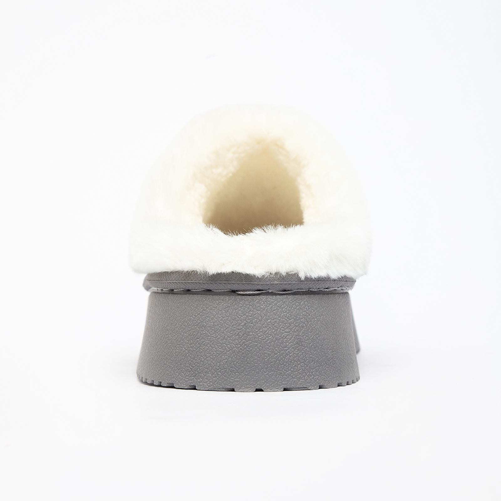 Slippers for Women Scuff Memory Foam Fuzzy Faux Fur