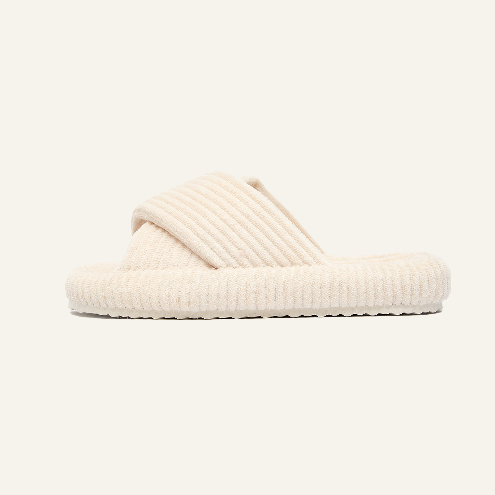  Women’s Corduroy Memory Foam Slippers Open Toe