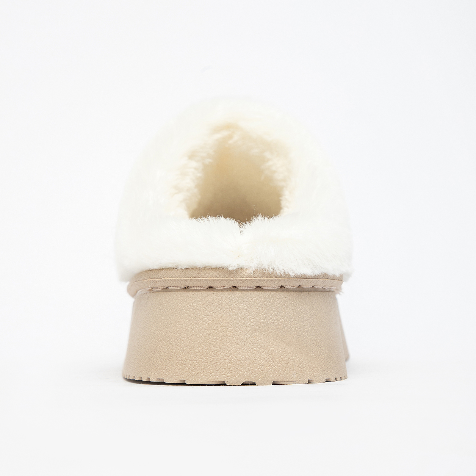 Slippers for Women Scuff Memory Foam Fuzzy Faux Fur