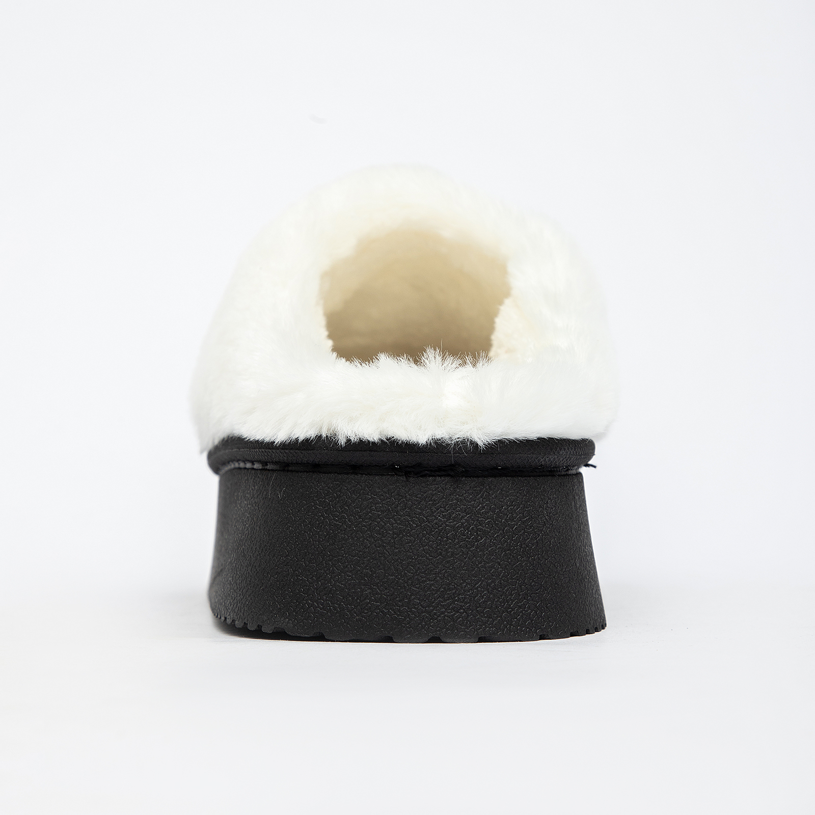 Slippers for Women Scuff Memory Foam Fuzzy Faux Fur