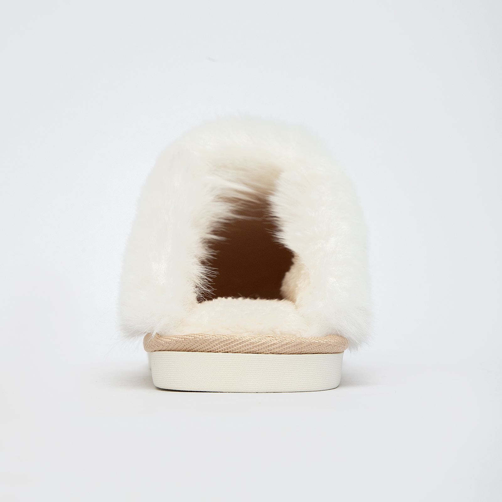  Memory Foam Fuzzy Faux Fur House Slippers