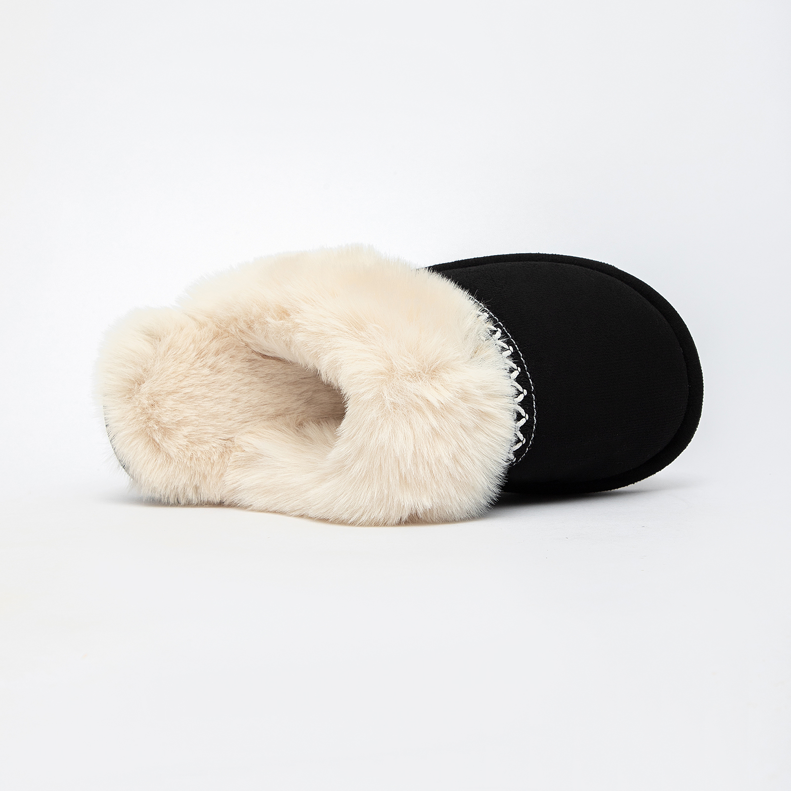 BERANMEY Slippers for Women Scuff Memory Foam Fuzzy Faux Fur