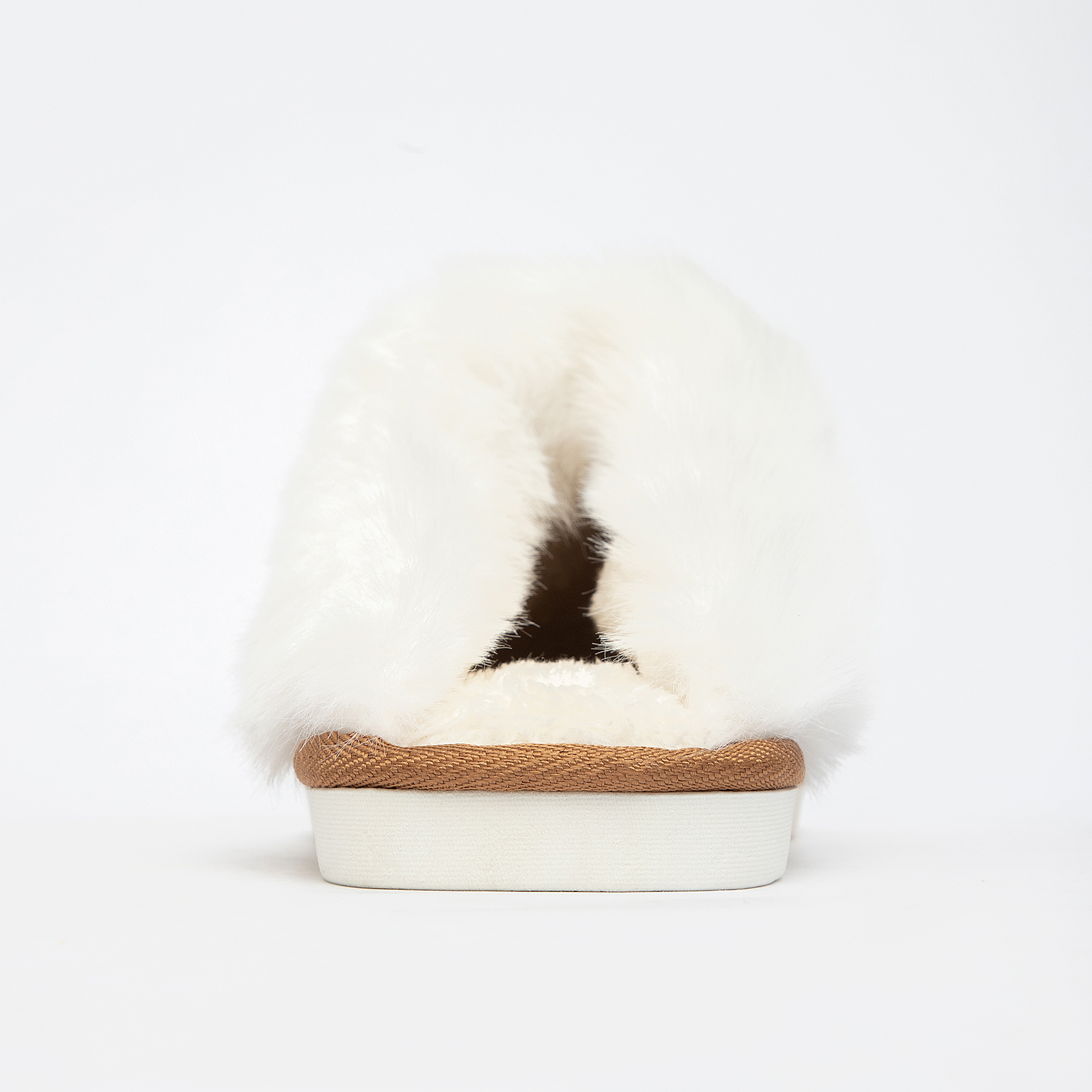  Memory Foam Fuzzy Faux Fur House Slippers