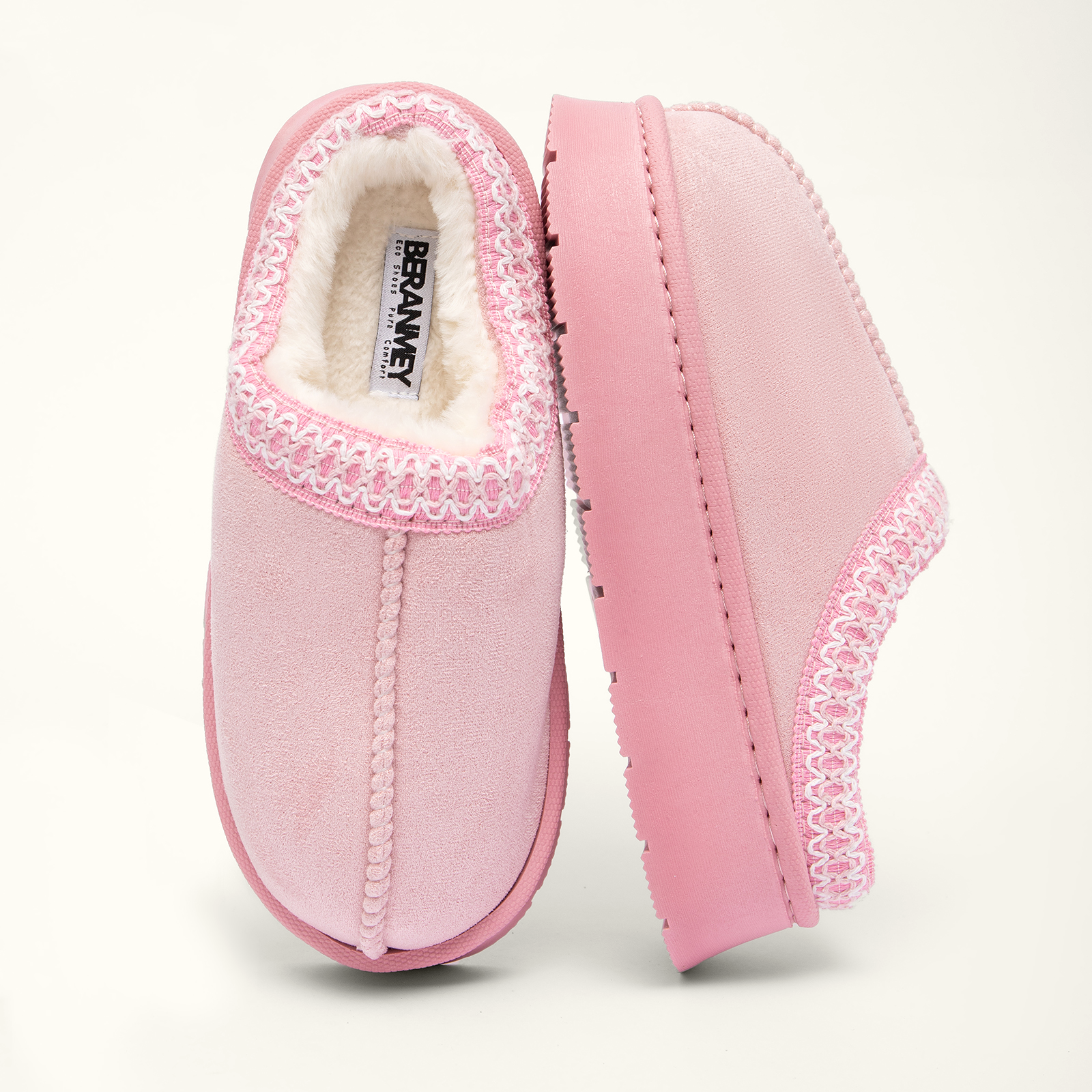 Cozy Platform Fuzzy Slippers Short Ankle Slippers