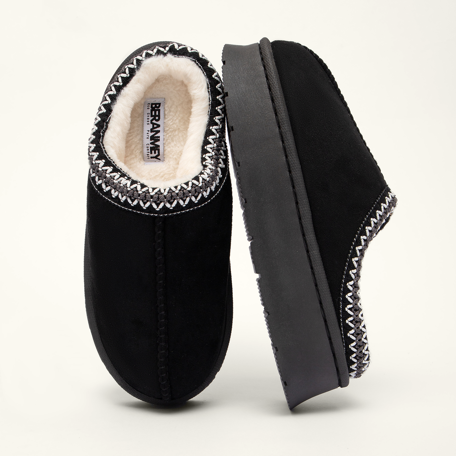 Cozy Platform Fuzzy Slippers Short Ankle Slippers