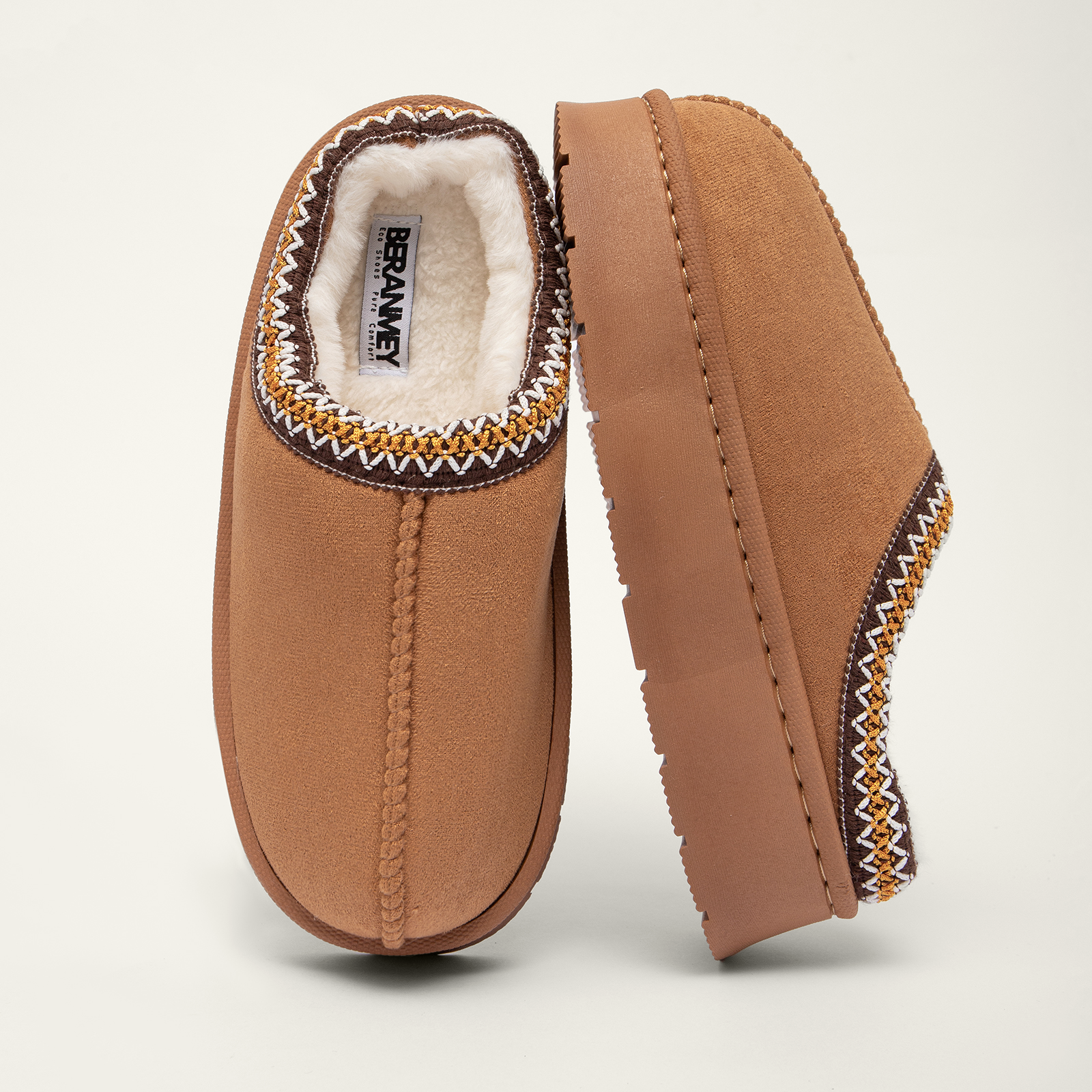 Cozy Platform Fuzzy Slippers Short Ankle Slippers