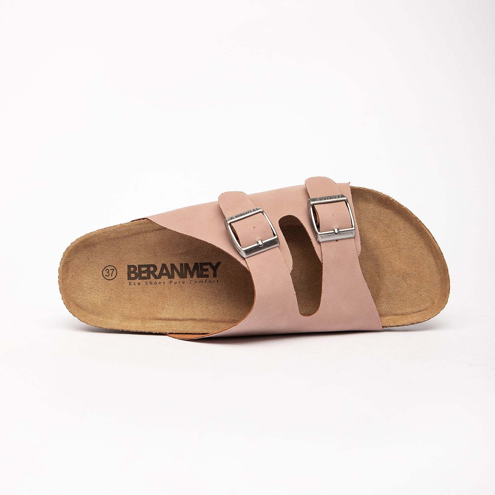  Unisex Cork Footbed Sandal for Womens Flat Slide Sandals Cork Footbed 