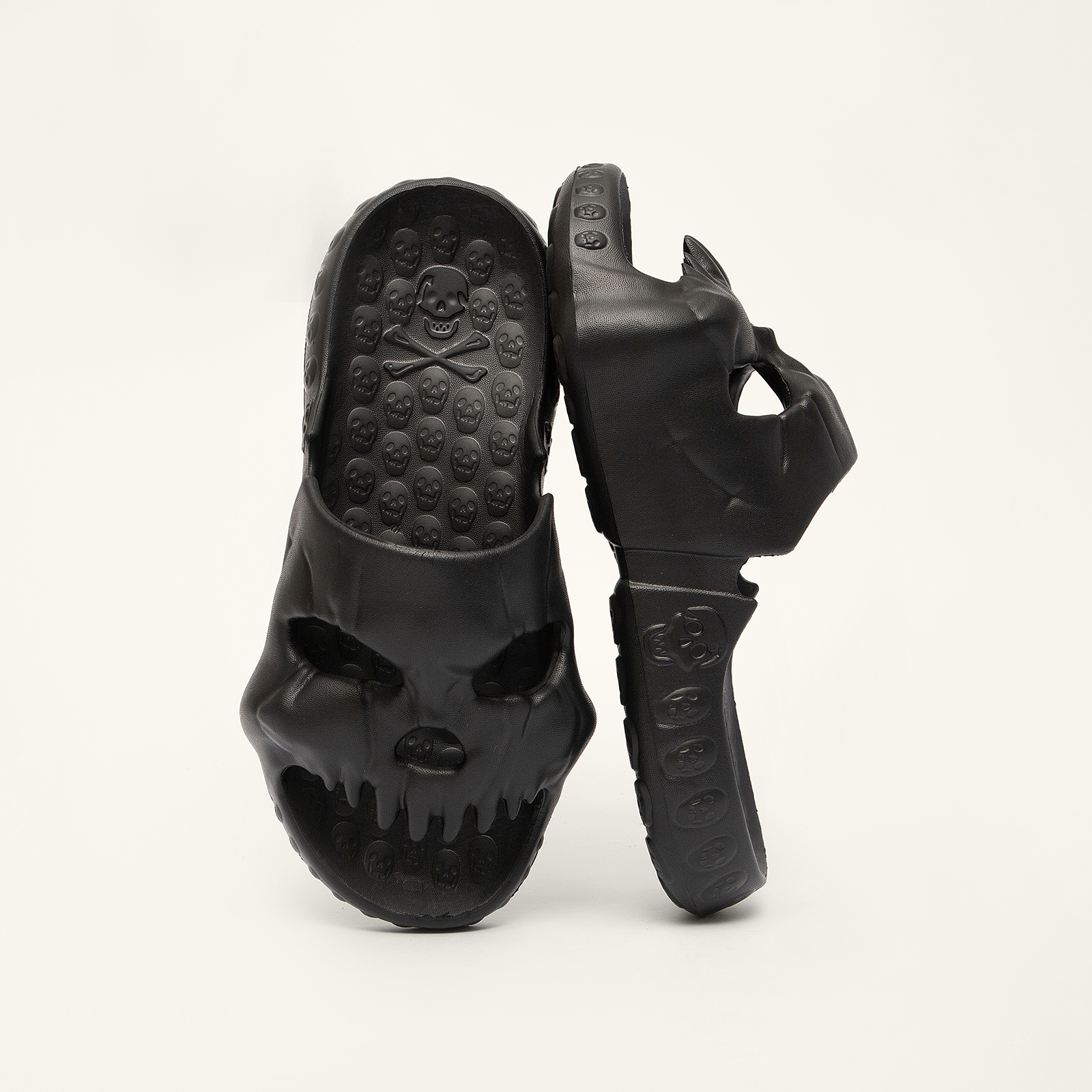 Cloud Cushioned Skull Slippers with Thick Anti Slip Sole