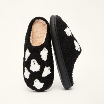Cute Halloween Slippers  Plush Comfy Warm 