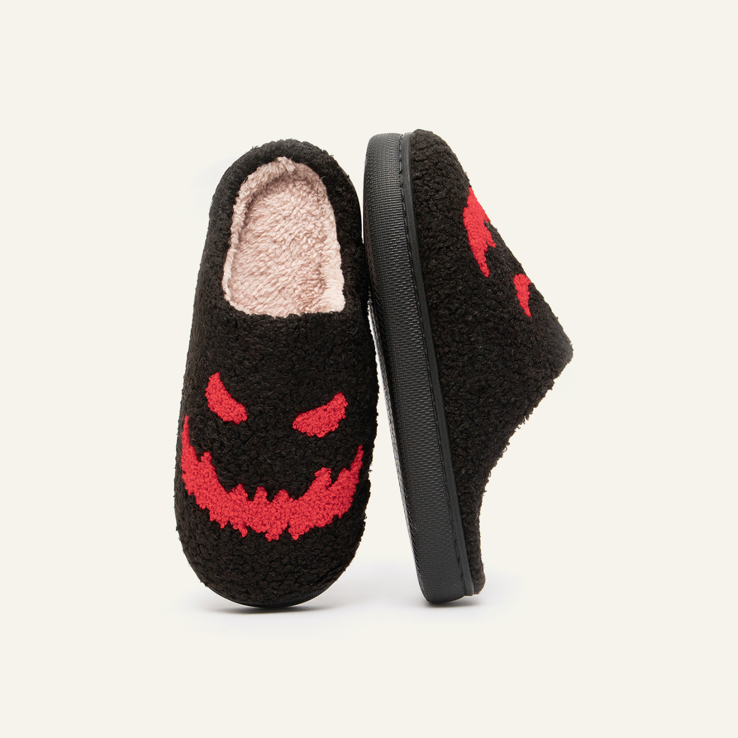 Cute Halloween Slippers Plush Comfy Warm