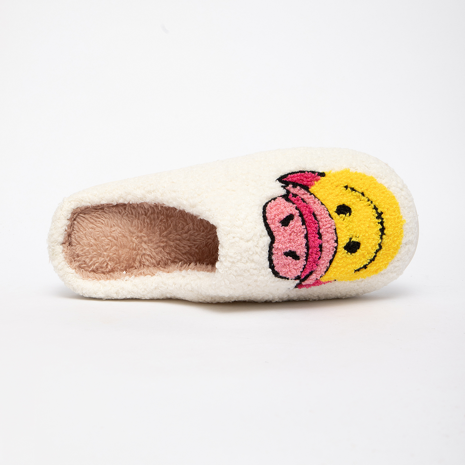 Soft Plush Comfy Cute Smile Face Slippers