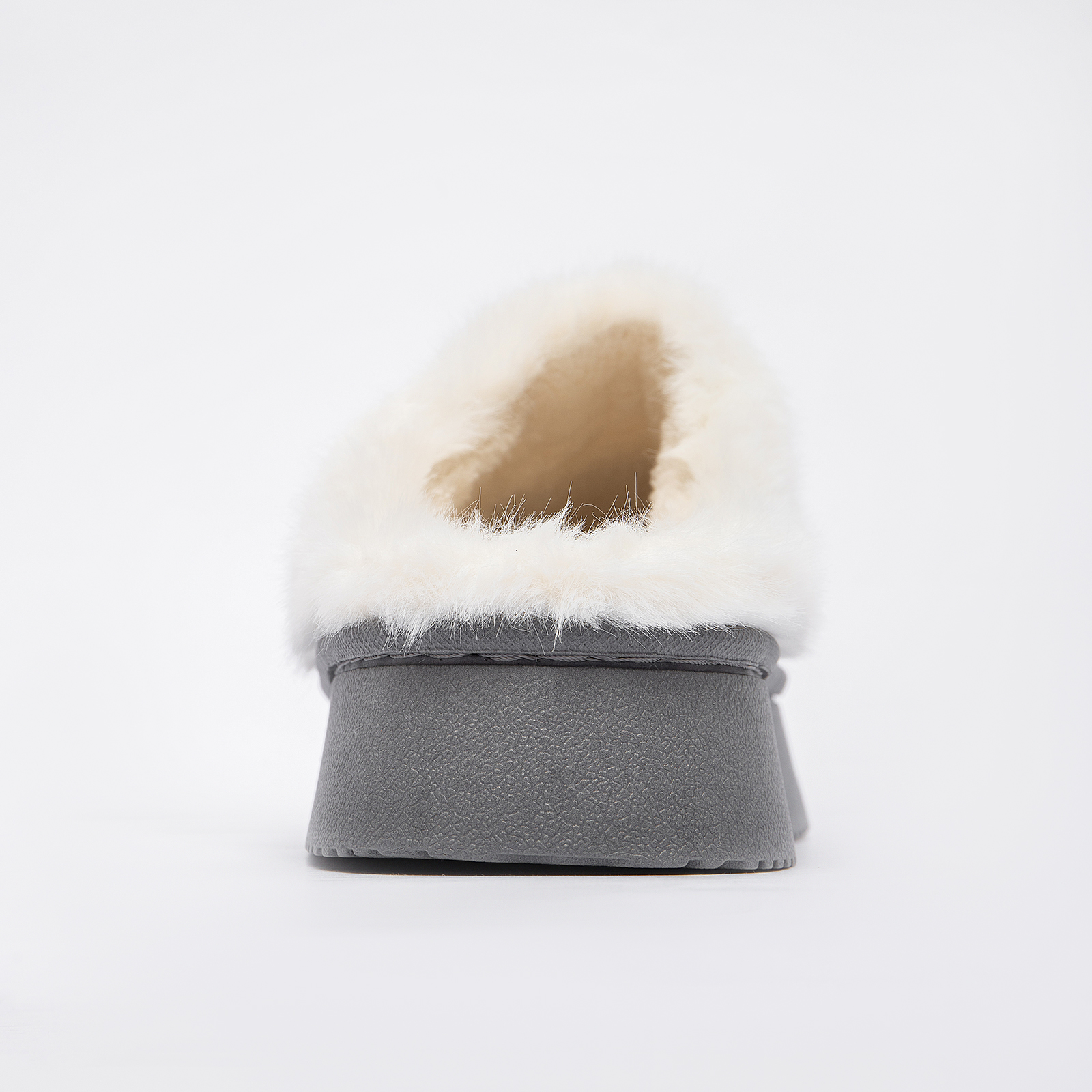 Cozy Platform Fuzzy Slippers for Women and Men Short Ankle Slippers