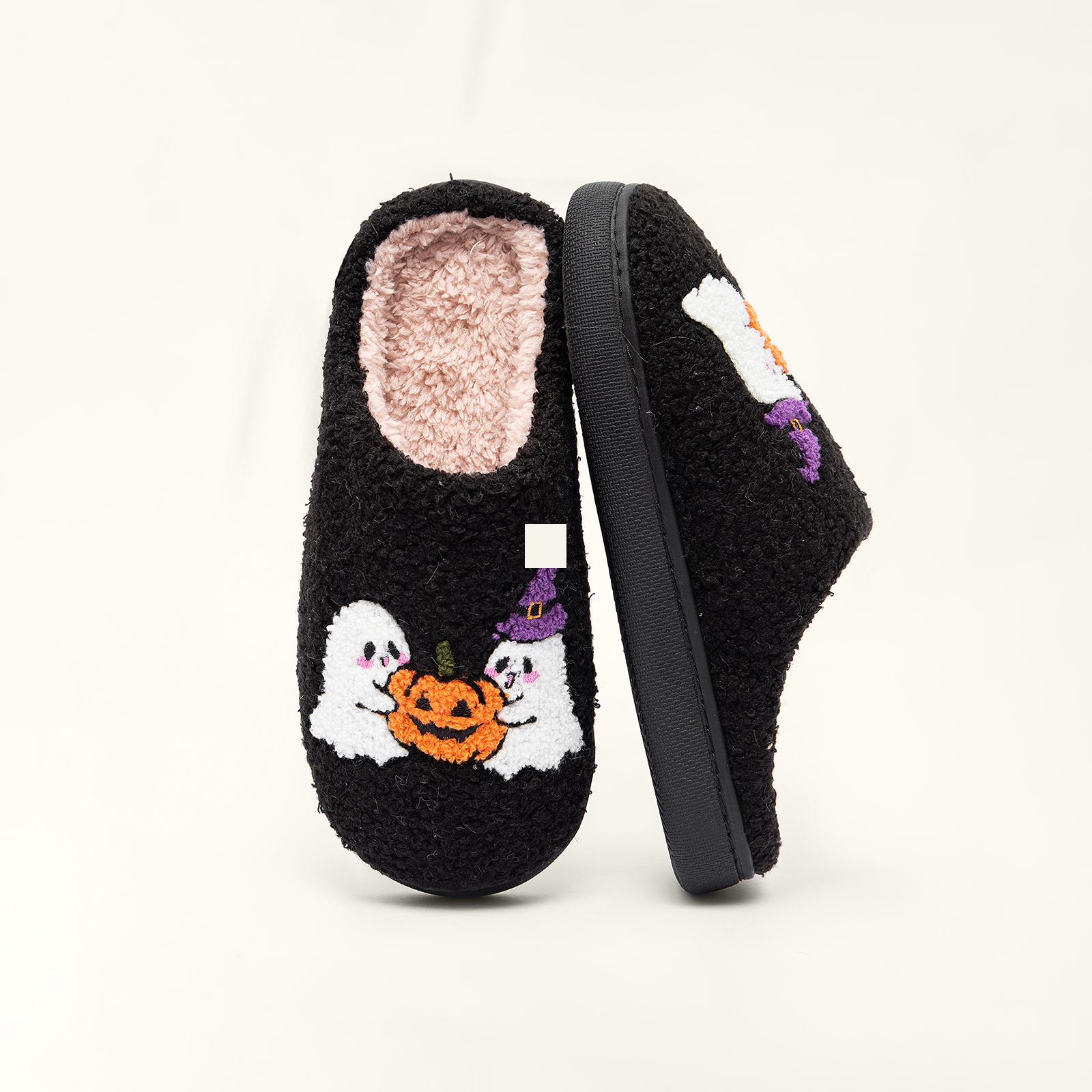 Cute Halloween Slippers for Women Perfect Soft Plush Comfy Warm Slip-On