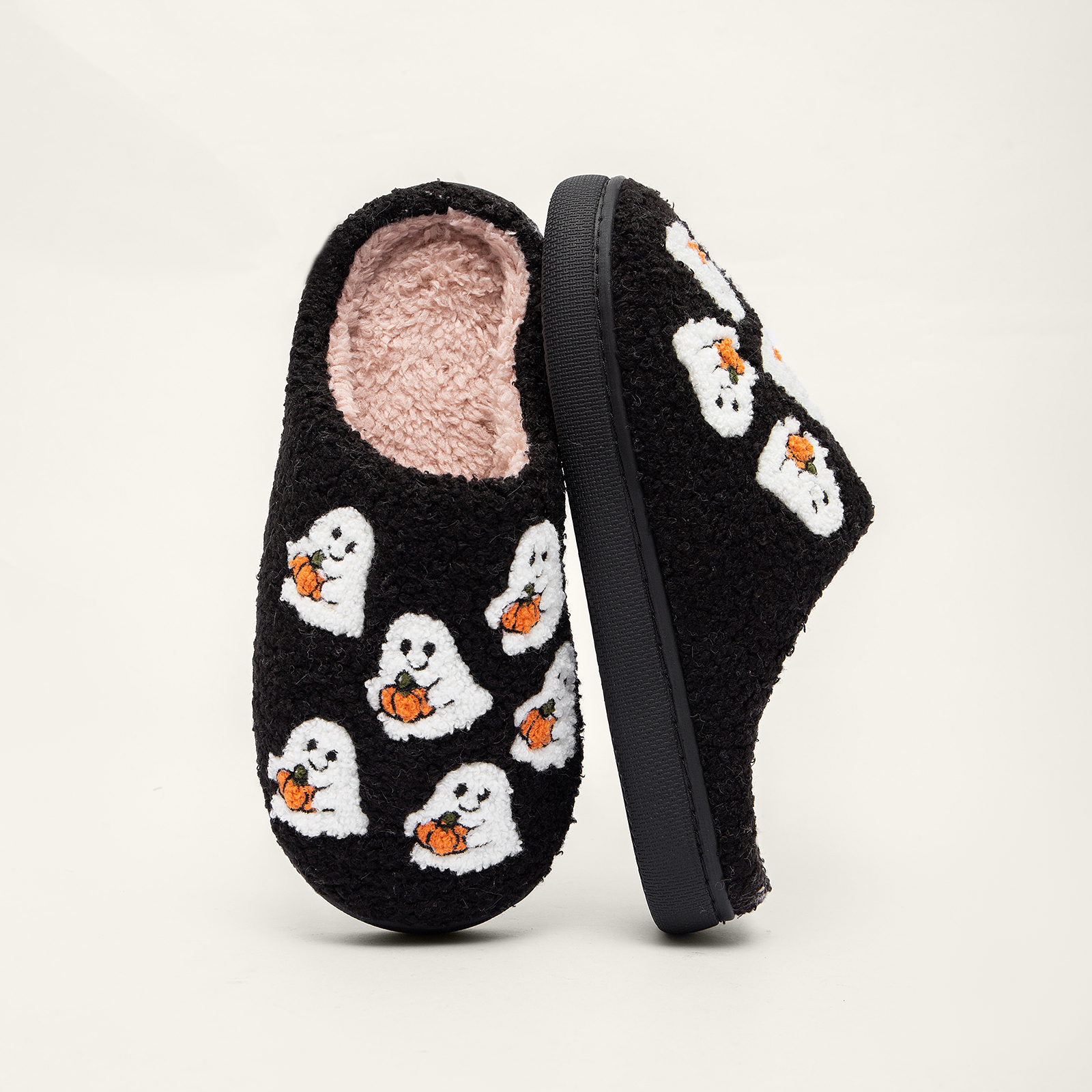 Cute Halloween Slippers for Women Perfect Soft Plush Comfy Warm Slip-On