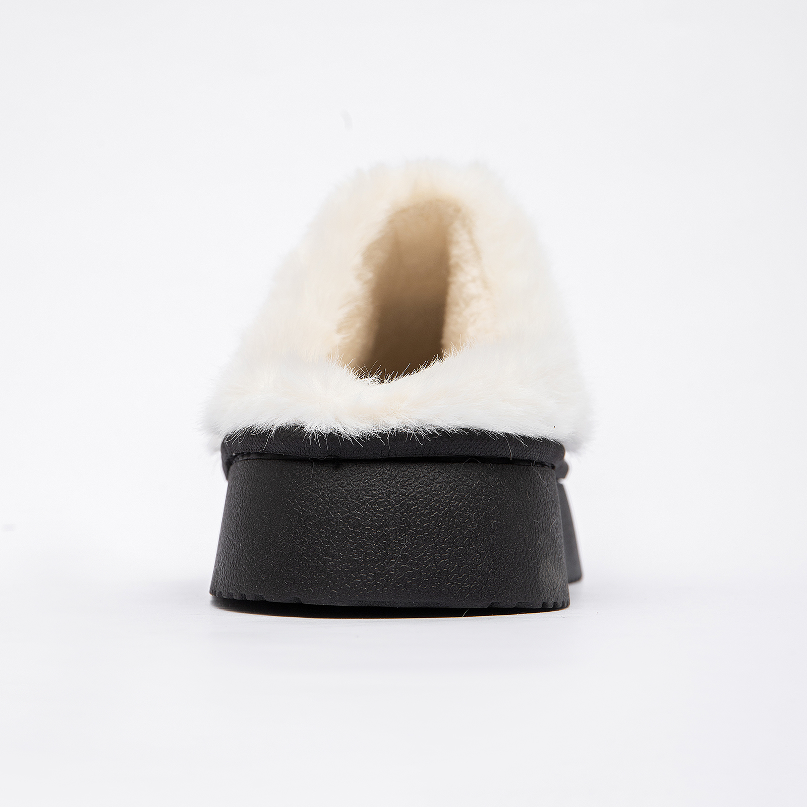 Cozy Platform Fuzzy Slippers for Women and Men Short Ankle Slippers
