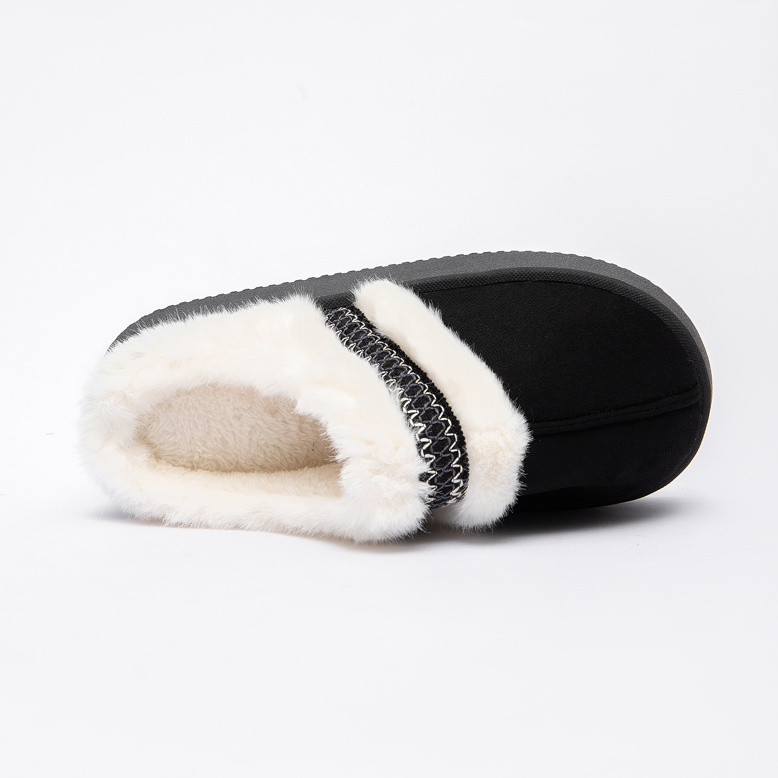 Cozy Platform Fuzzy Slippers for Women and Men Short Ankle Slippers