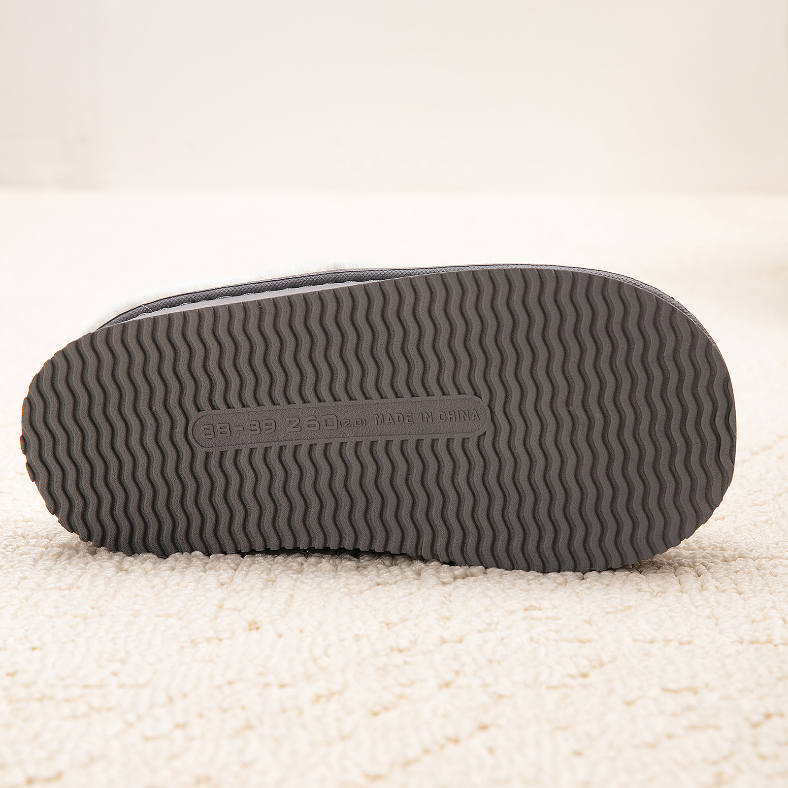 Slippers for Women Scuff Memory Foam Fuzzy Faux Fur