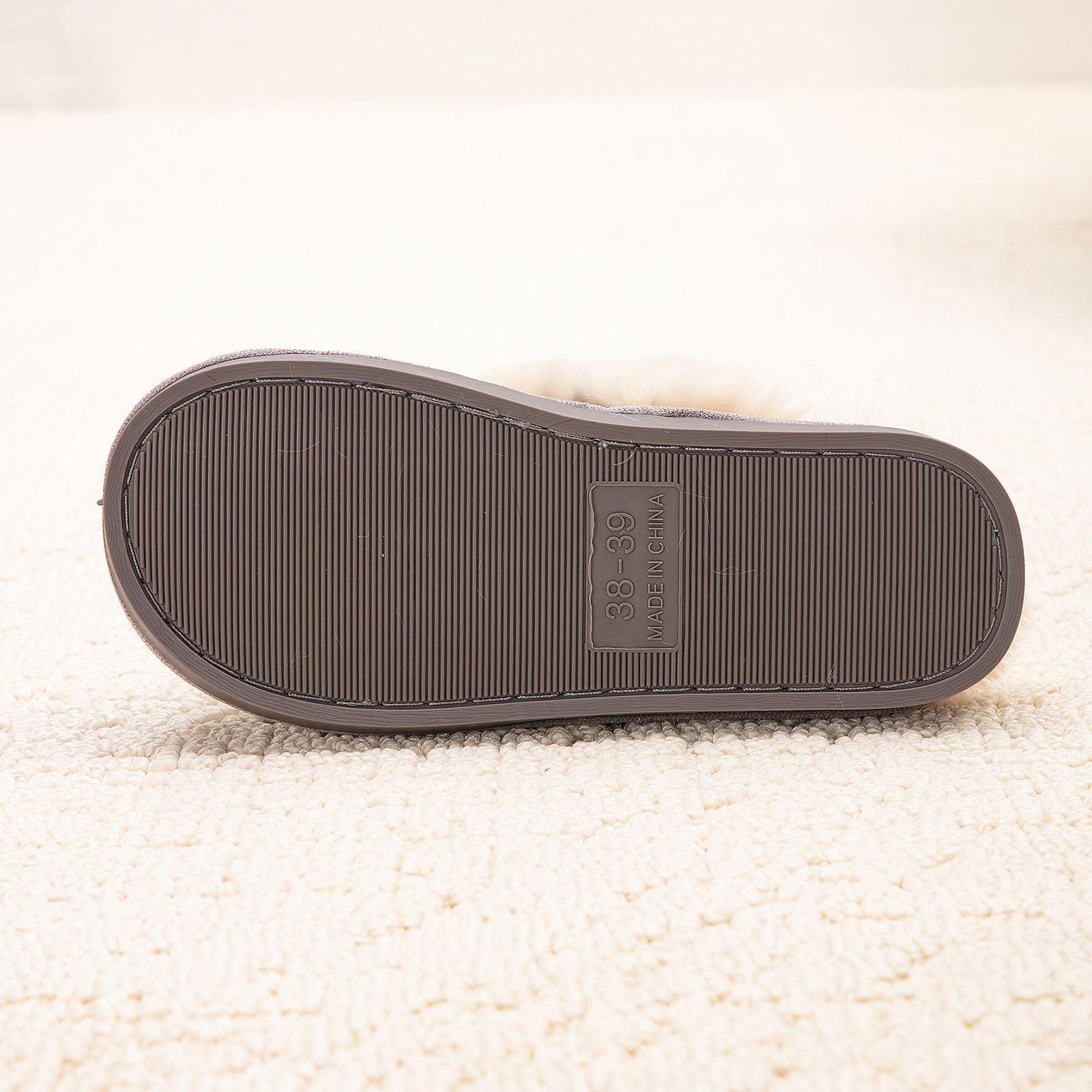 BERANMEY Slippers for Women Scuff Memory Foam Fuzzy Faux Fur