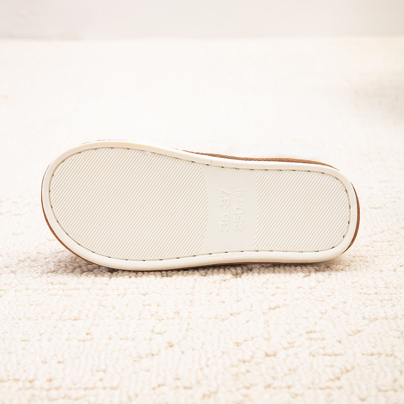  Memory Foam Fuzzy Faux Fur House Slippers