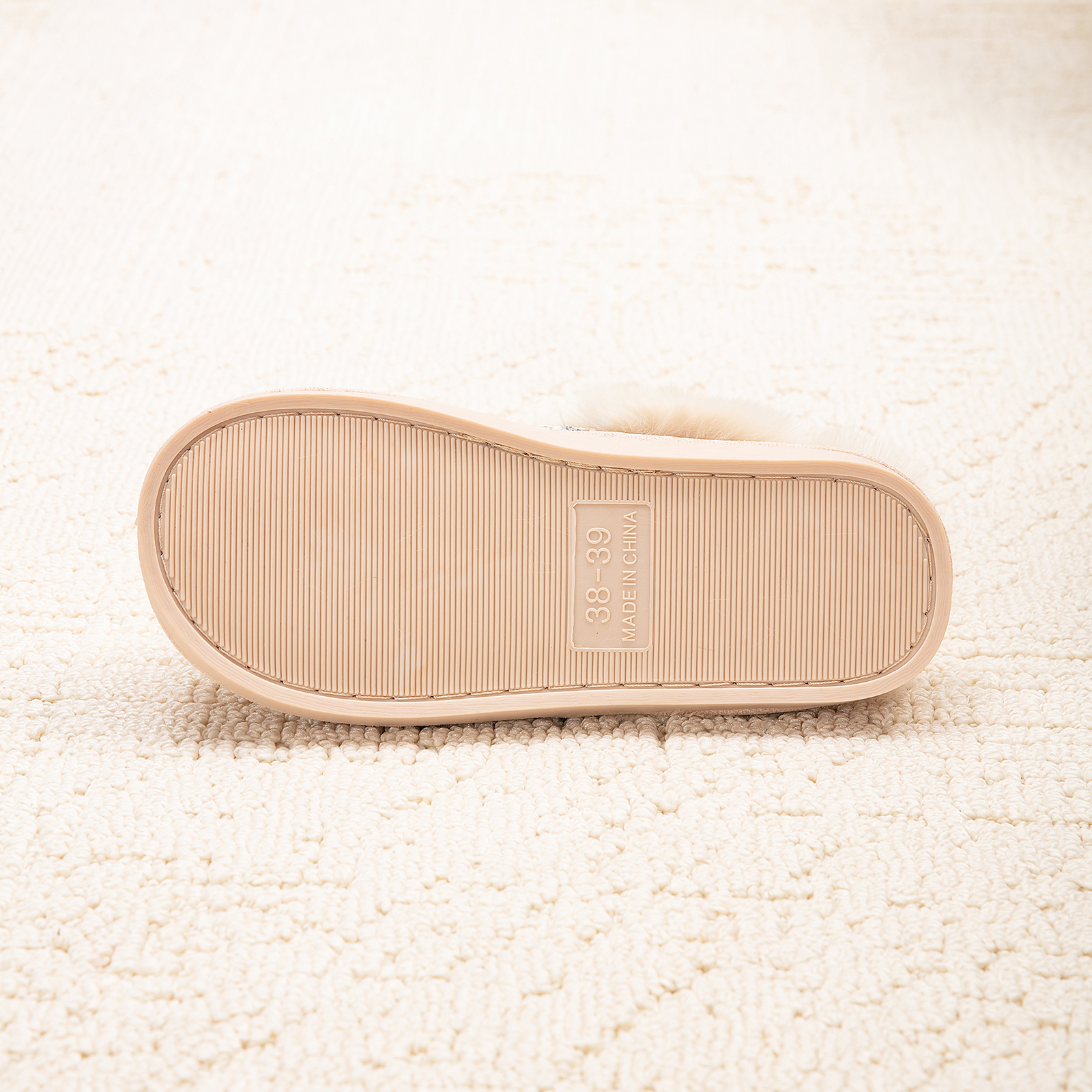 BERANMEY Slippers for Women Scuff Memory Foam Fuzzy Faux Fur