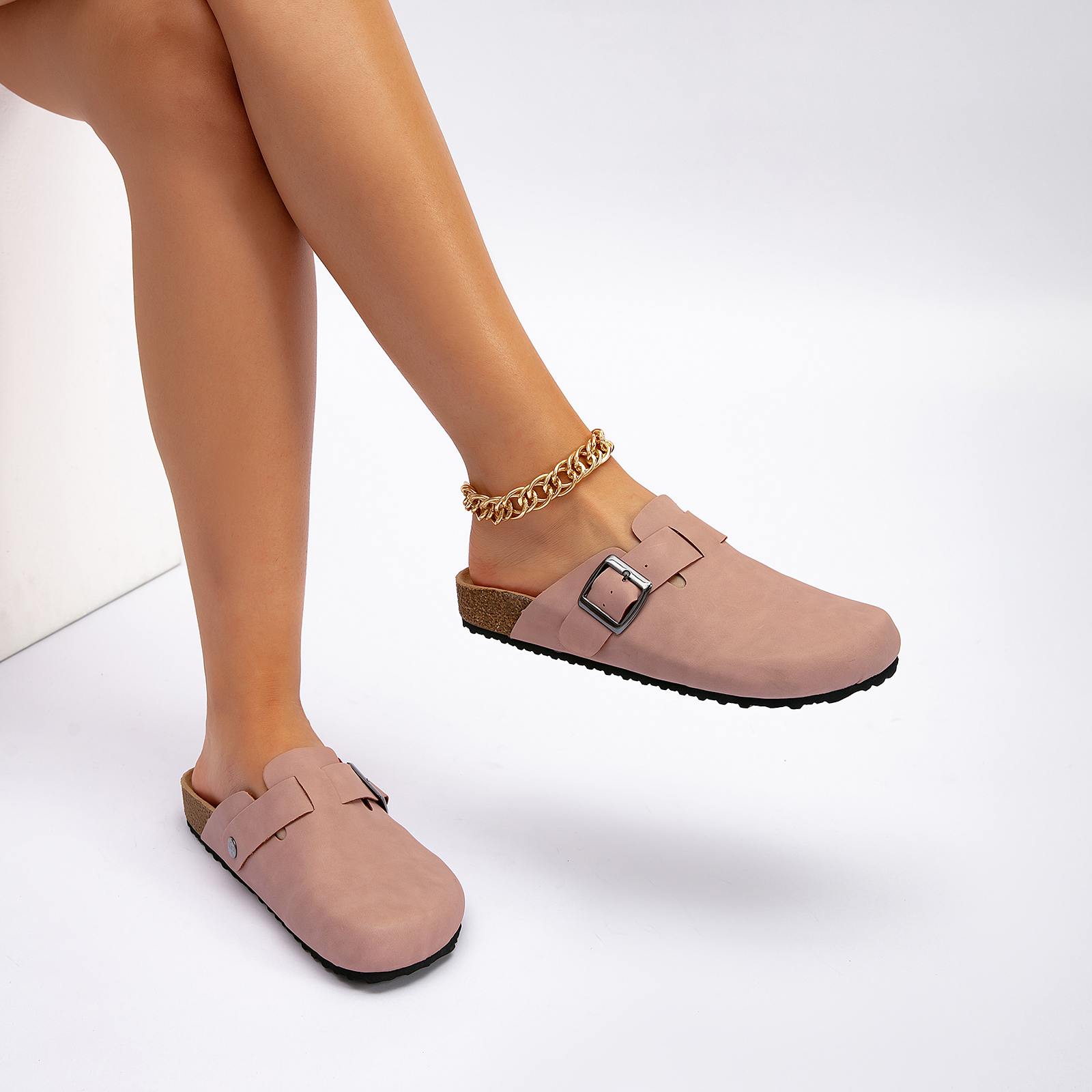 Women's Clogs & Mules Shoes Stylish Comfort Potato Clogs Shoes with Arch Support Cork Footbed