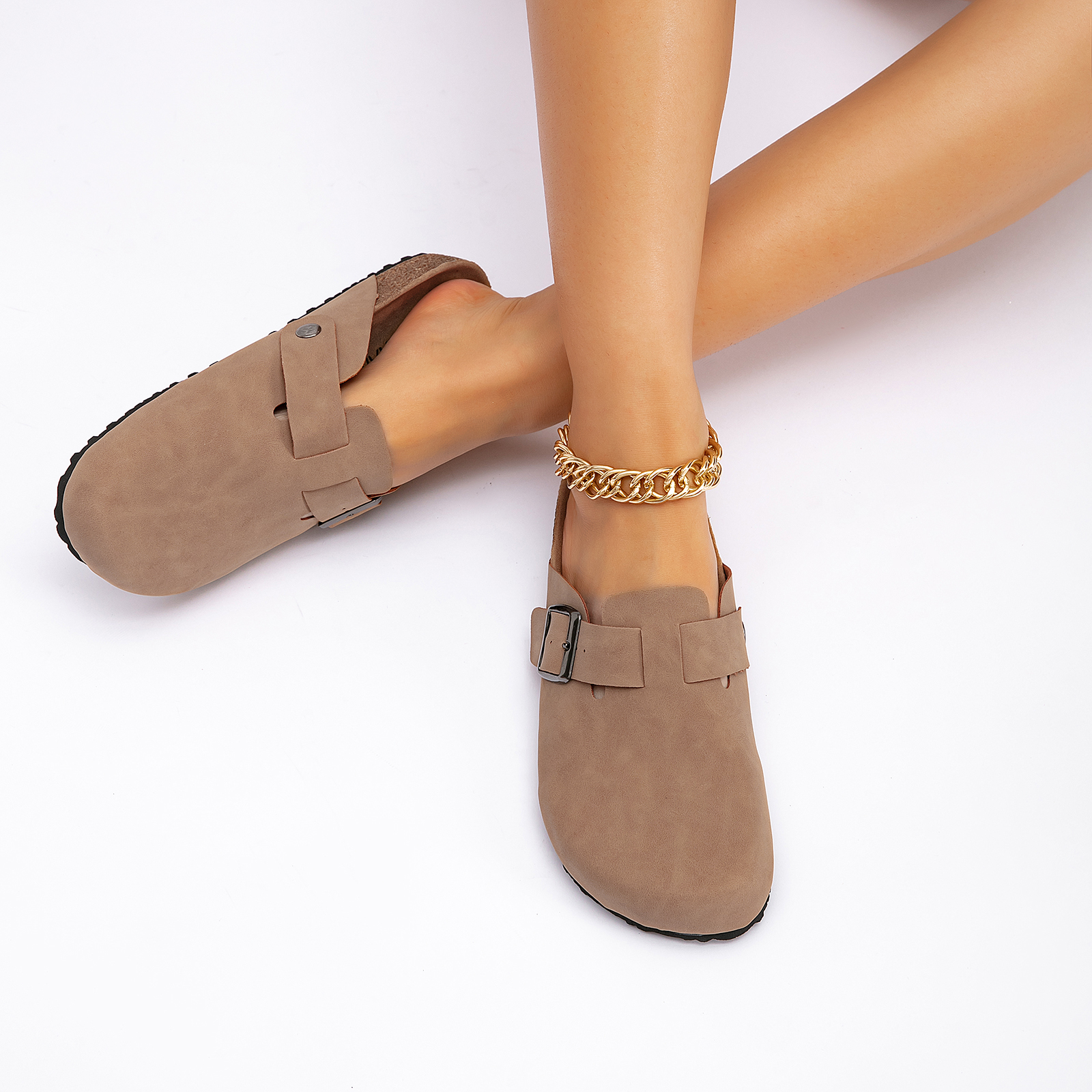 Women's Clogs & Mules Shoes Stylish Comfort Potato Clogs Shoes with Arch Support Cork Footbed